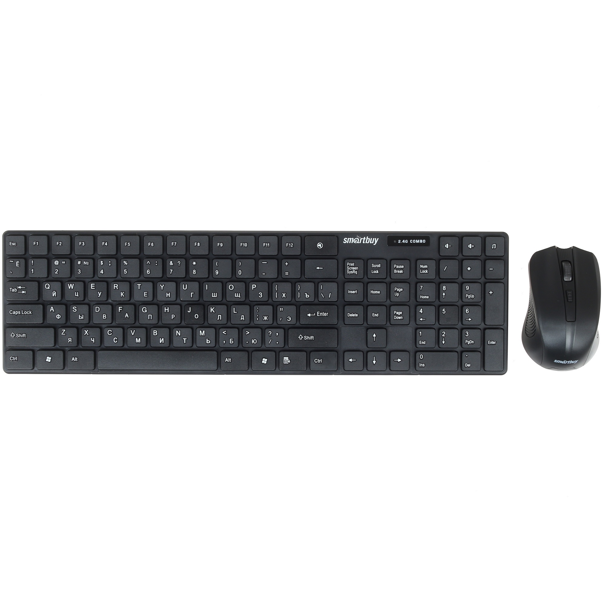 Комплект клавиатура + мышь Smartbuy ONE 229352AG черный SBC-229352AG-K