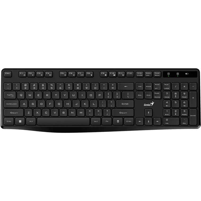 Комплект беспроводной Genius KM-8006S/KM-8206S (клавиатура KB-7200 и мышь NX-8006S), Black, silent