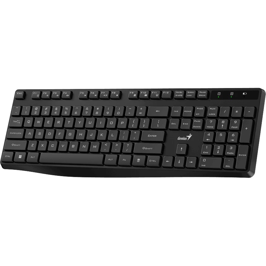 Комплект беспроводной Genius KM-8006S/KM-8206S (клавиатура KB-7200 и мышь NX-8006S), Black, silent