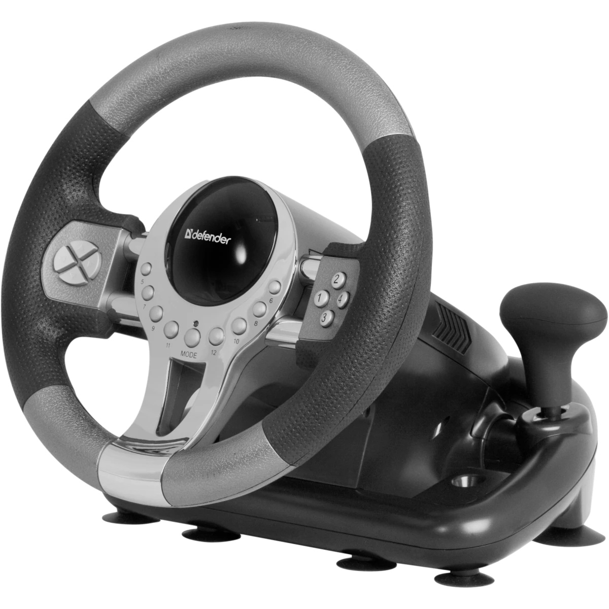 Руль Defender FORSAGE {12 кн+2перекл.+1перекл. 8-ми позиц., USB}