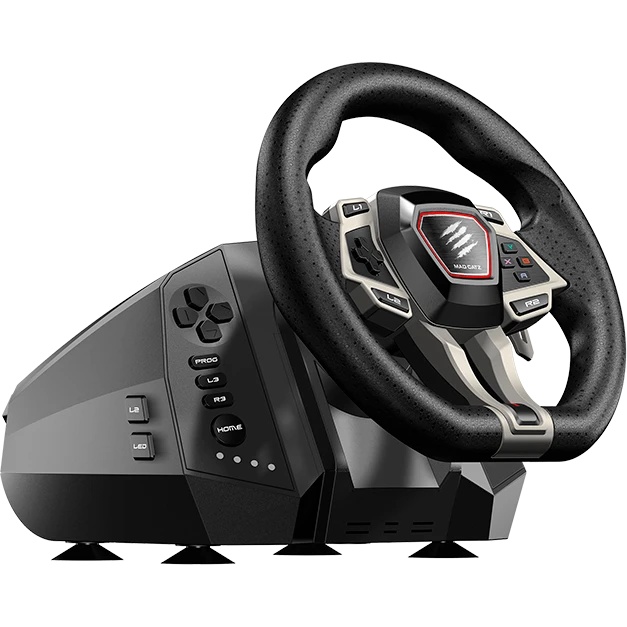 Руль Mad Catz M.2.X. PRO (USB, вибрация, 3 педали, рычаг переключения, D-Pad)