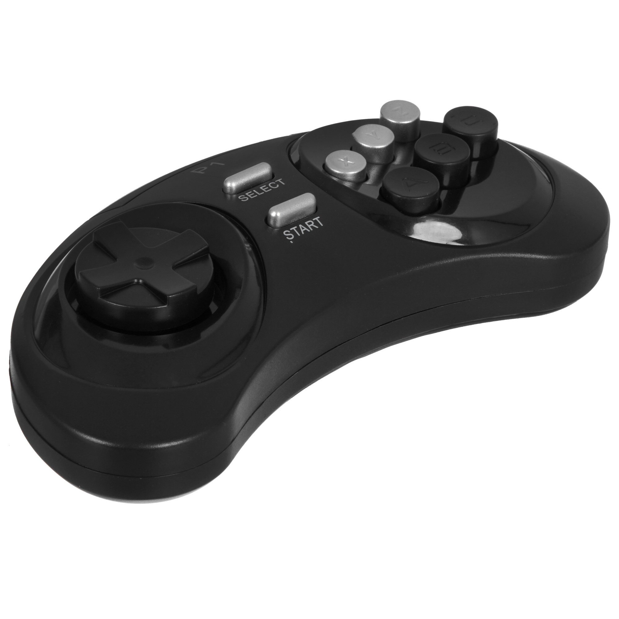 Джойстик беспроводной Retro Genesis Controller 16 Bit для HD Ultra, P1 черный