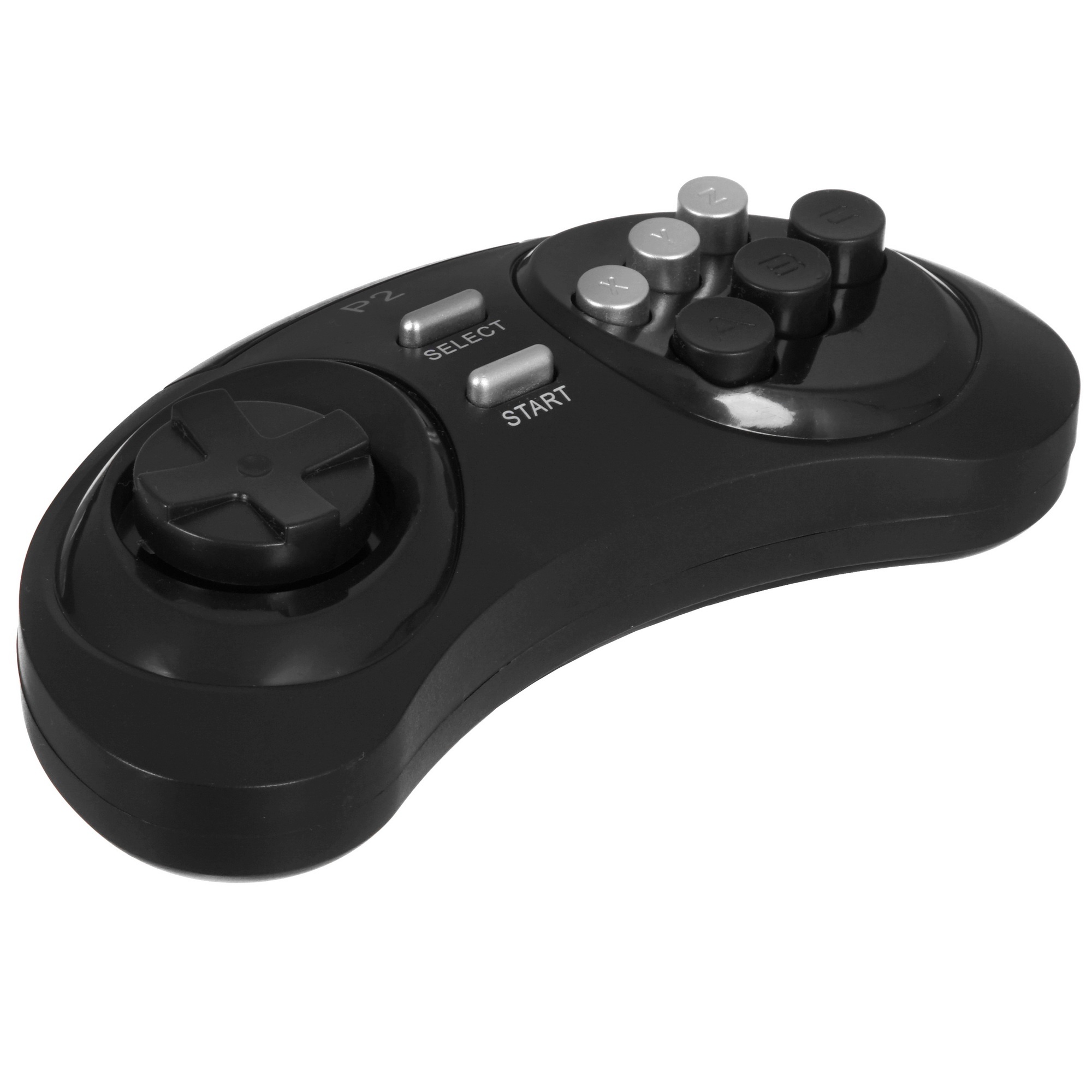Джойстик беспроводной Retro Genesis Controller 16 Bit для HD Ultra, P2, черный
