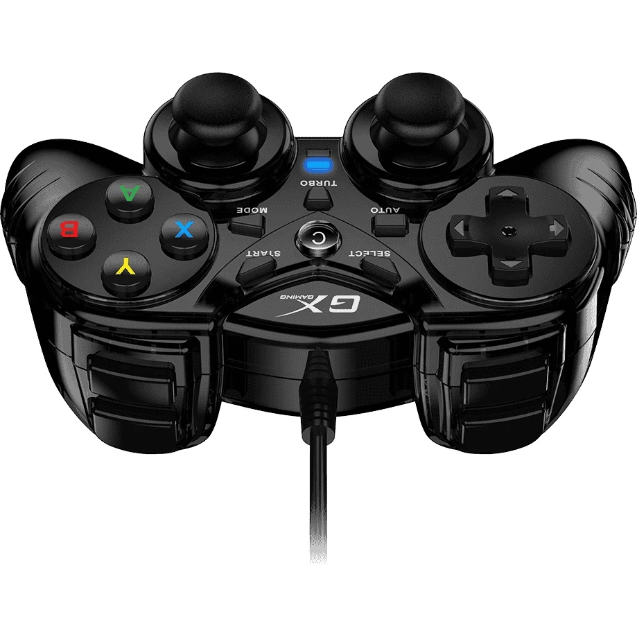 Геймпад Genius GX-17UV, (PC, PlayStation 3), two vibration motors, 2 joysticks, cable: 1.8 m, color: