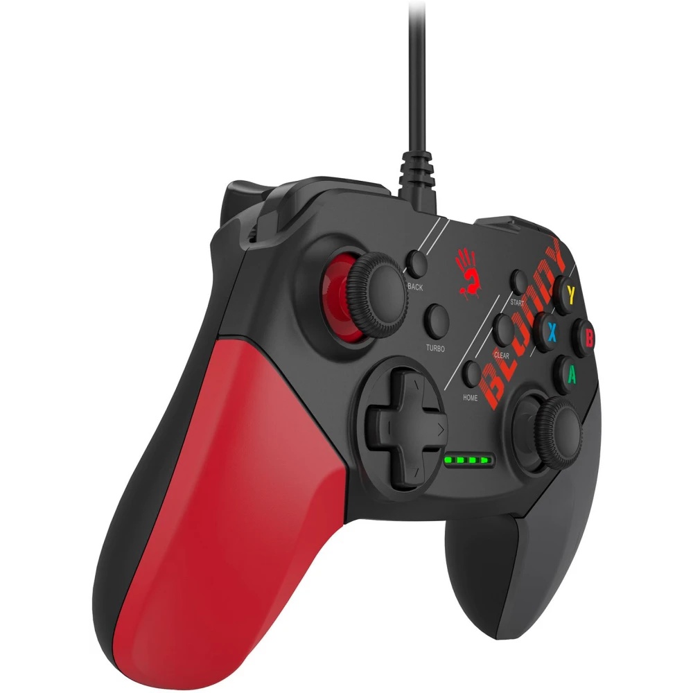 Геймпад A4Tech Bloody GP30 Sports черный/красный USB виброотдача обратная связь