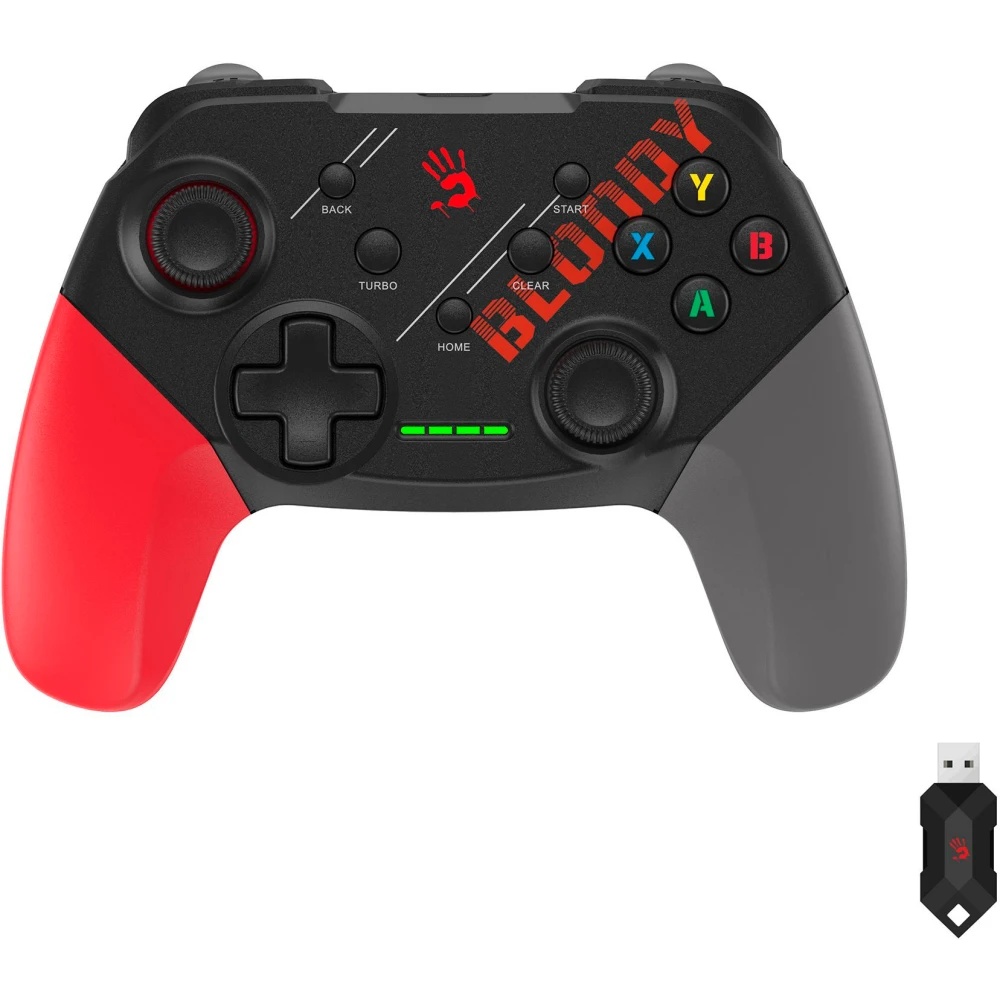 Геймпад A4Tech Bloody GPW50 Sports черный/красный USB Беспроводной виброотдача обратная связь