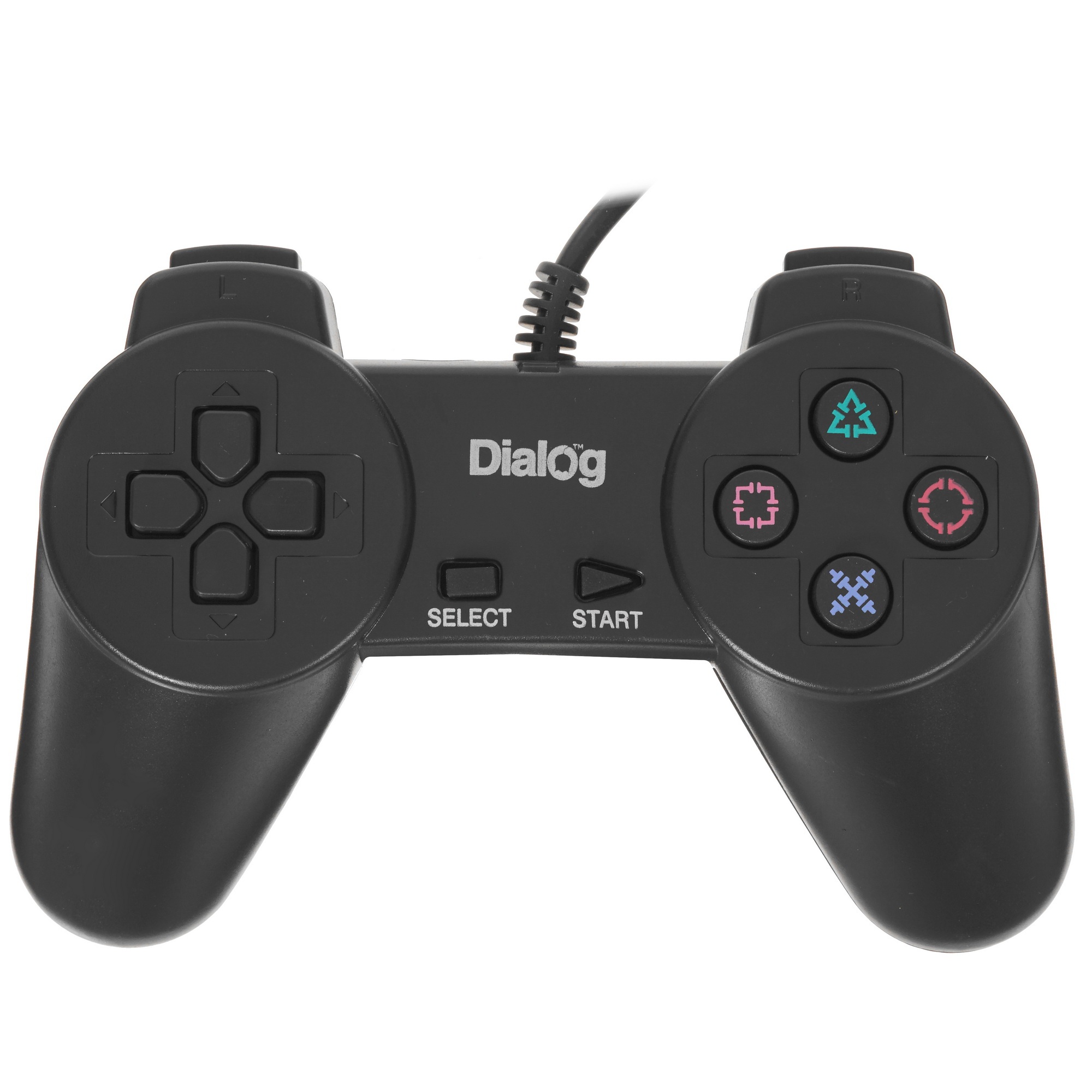 Геймпад Dialog Action GP-A01, черный Геймпад, 10 кнопок, USB