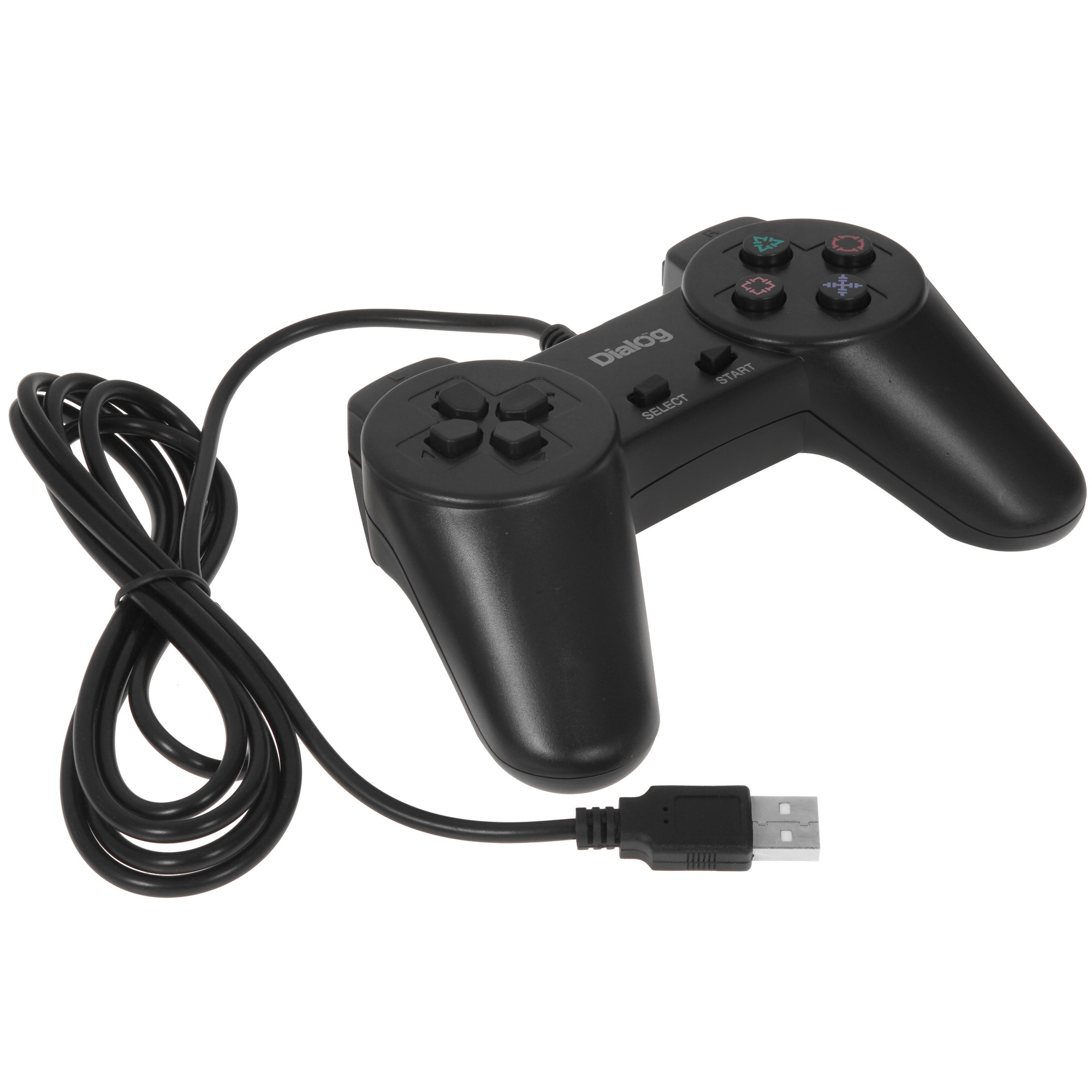 Геймпад Dialog Action GP-A01, черный Геймпад, 10 кнопок, USB