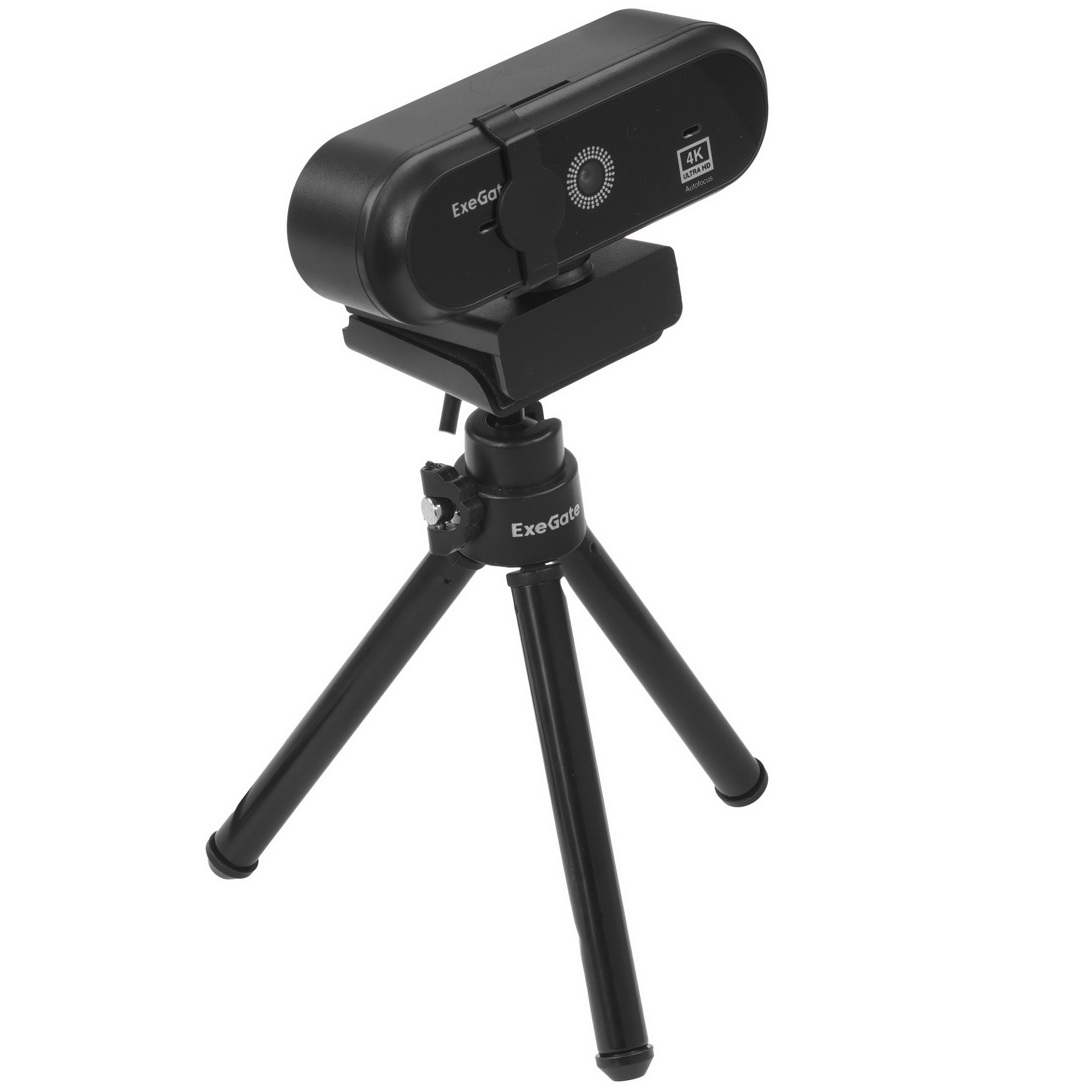 Веб-камера ExeGate EX287383RUS Stream HD 4000 4K UHD T-Tripod (матрица 1/3" 8 Мп, 3840x3104, 30fps,