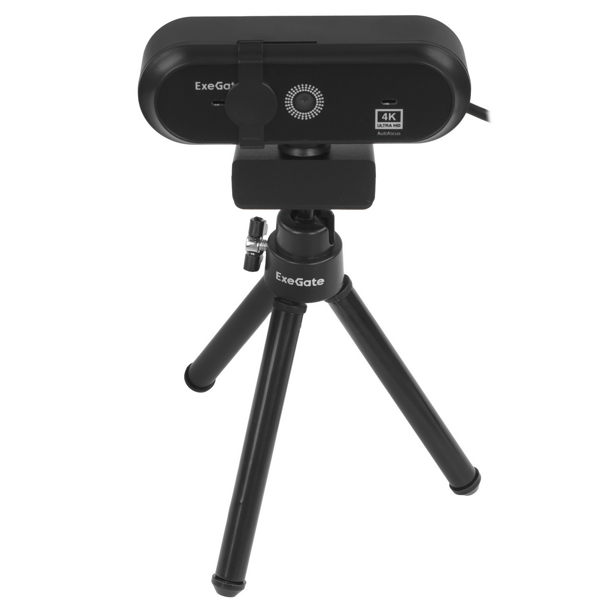 Веб-камера ExeGate EX287383RUS Stream HD 4000 4K UHD T-Tripod (матрица 1/3" 8 Мп, 3840x3104, 30fps,