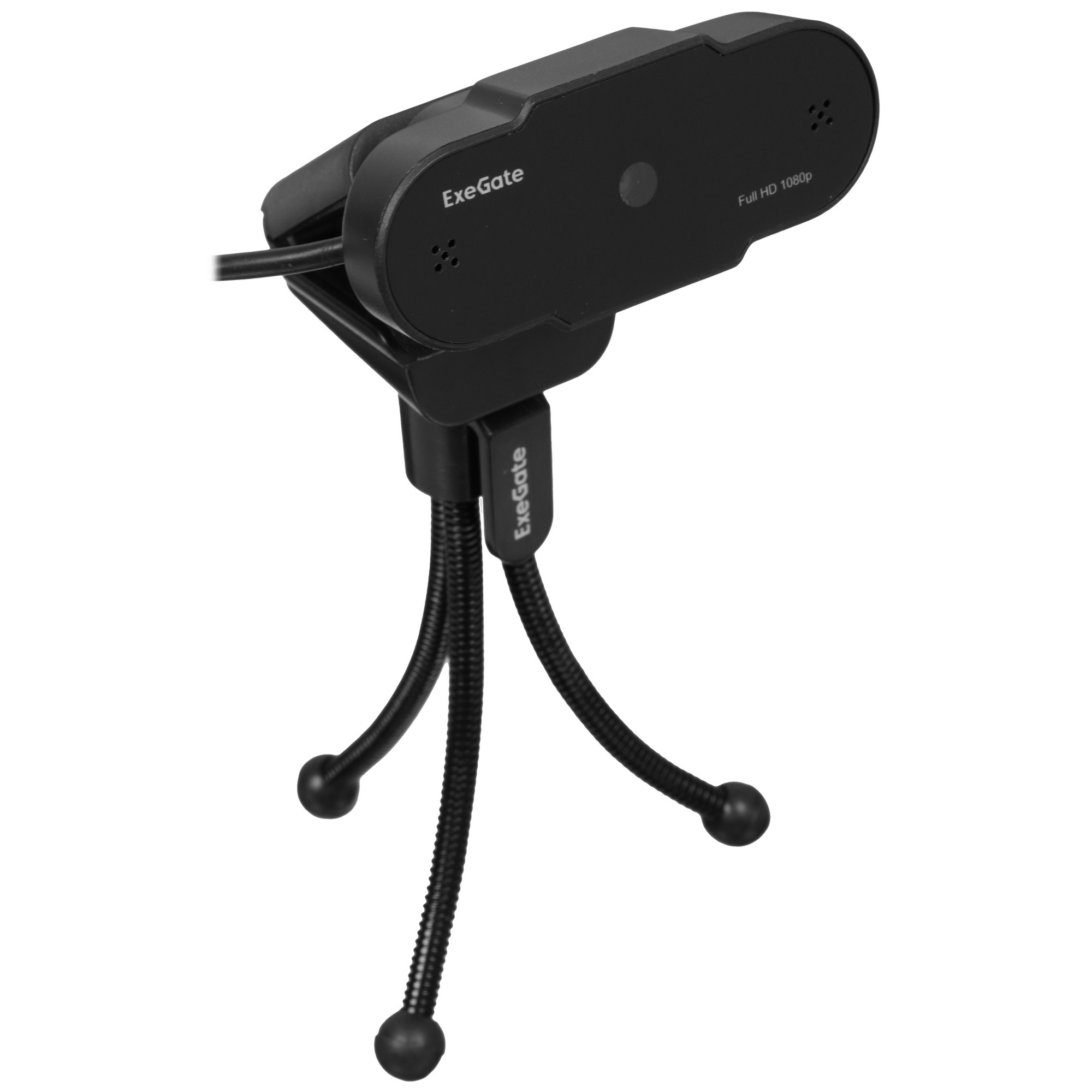 Веб-камера ExeGate EX287388RUS BlackView C615 FullHD Tripod (матрица 1/3" 2 Мп, 1920х1080, 1080P, 30