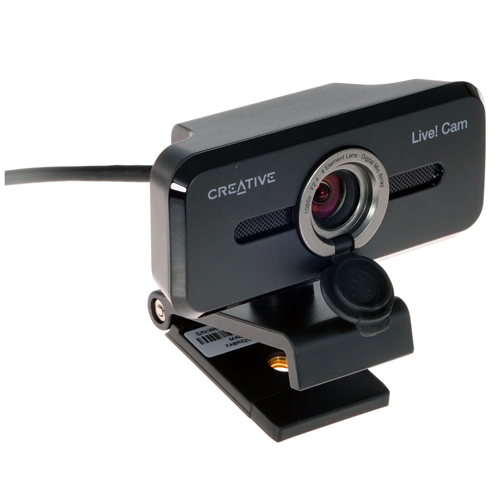 Камера Web Creative Live! Cam SYNC 1080P V2 черный 2Mpix (1920x1080) USB2.0 с микрофоном