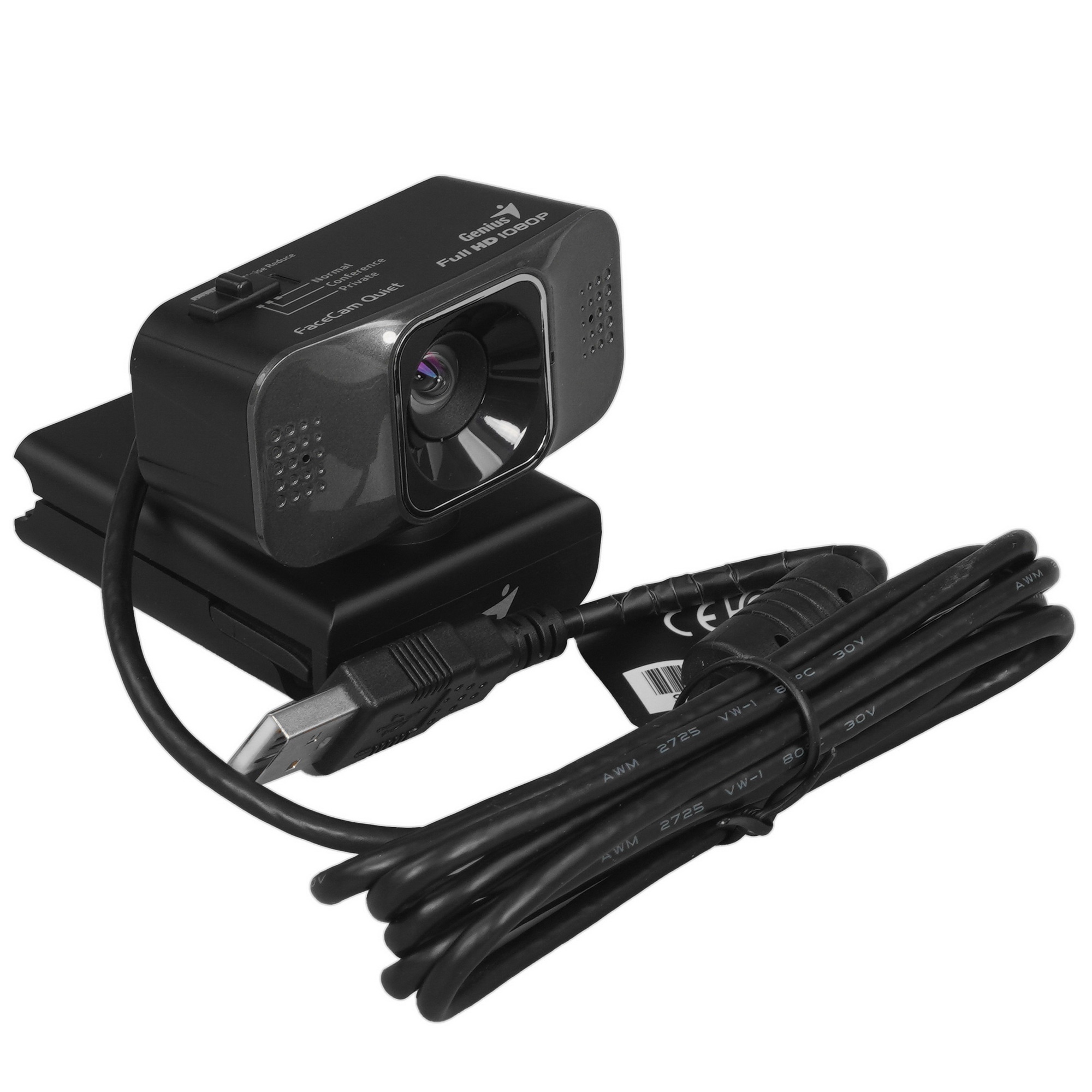 Камера-Web Genius FaceCam Quiet black (2MP, 1920x1080, микрофон, USB 2.0) (32200005400)