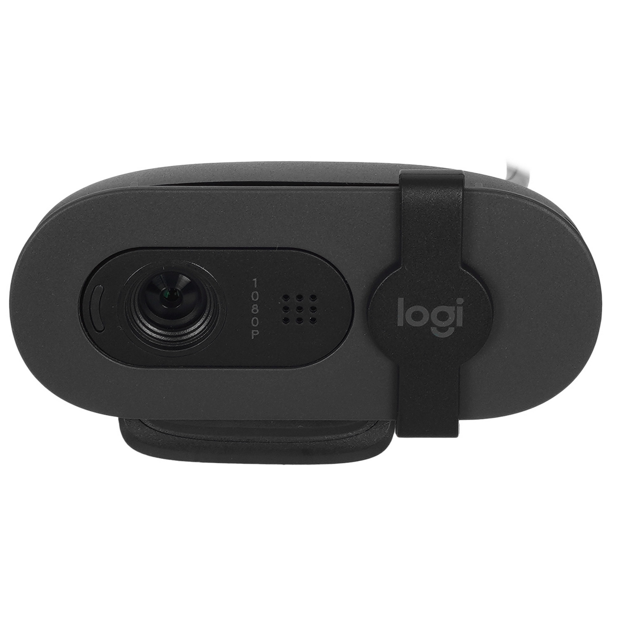 Веб-камера Logitech Webcam Brio 100, 1920x1080, GRAPHITE, защитная шторка, [960-001585]