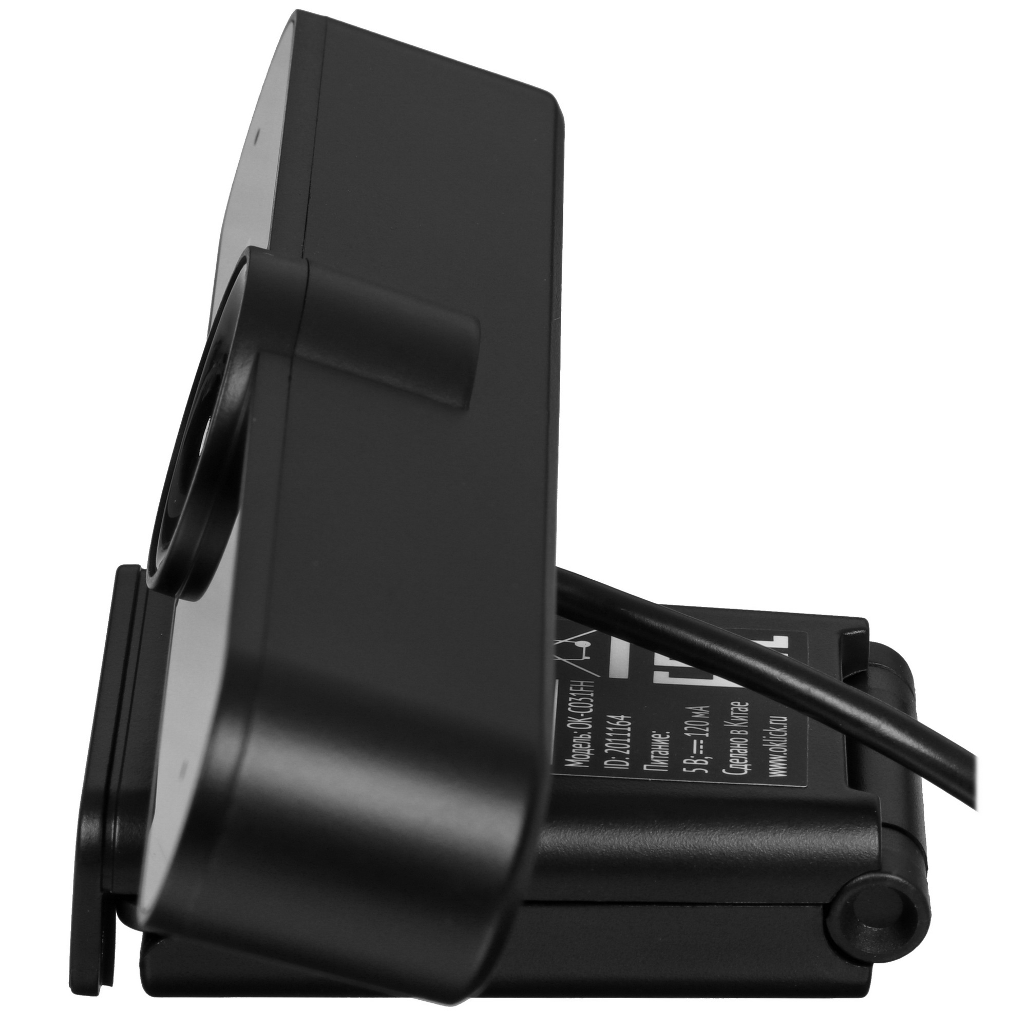 Камера Web Oklick OK-C031FH черный 2Mpix (1920x1080) USB2.0 с микрофоном