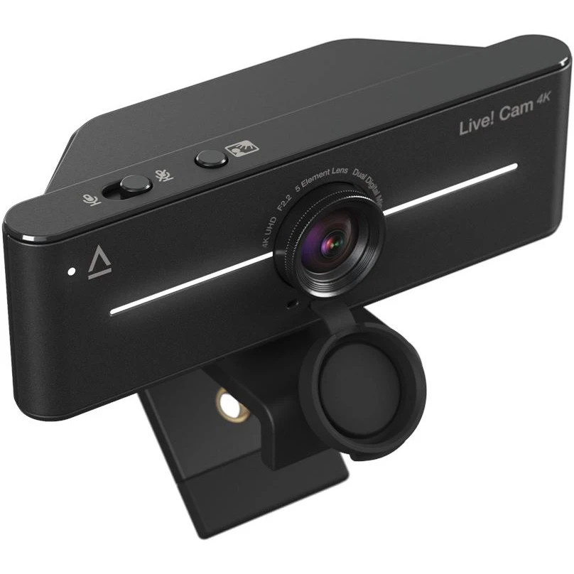 Камера Web Creative Live! Cam 4K VF0990 черный 8Mpix (3840x2160) USB2.0 с микрофоном (73VF099000000)
