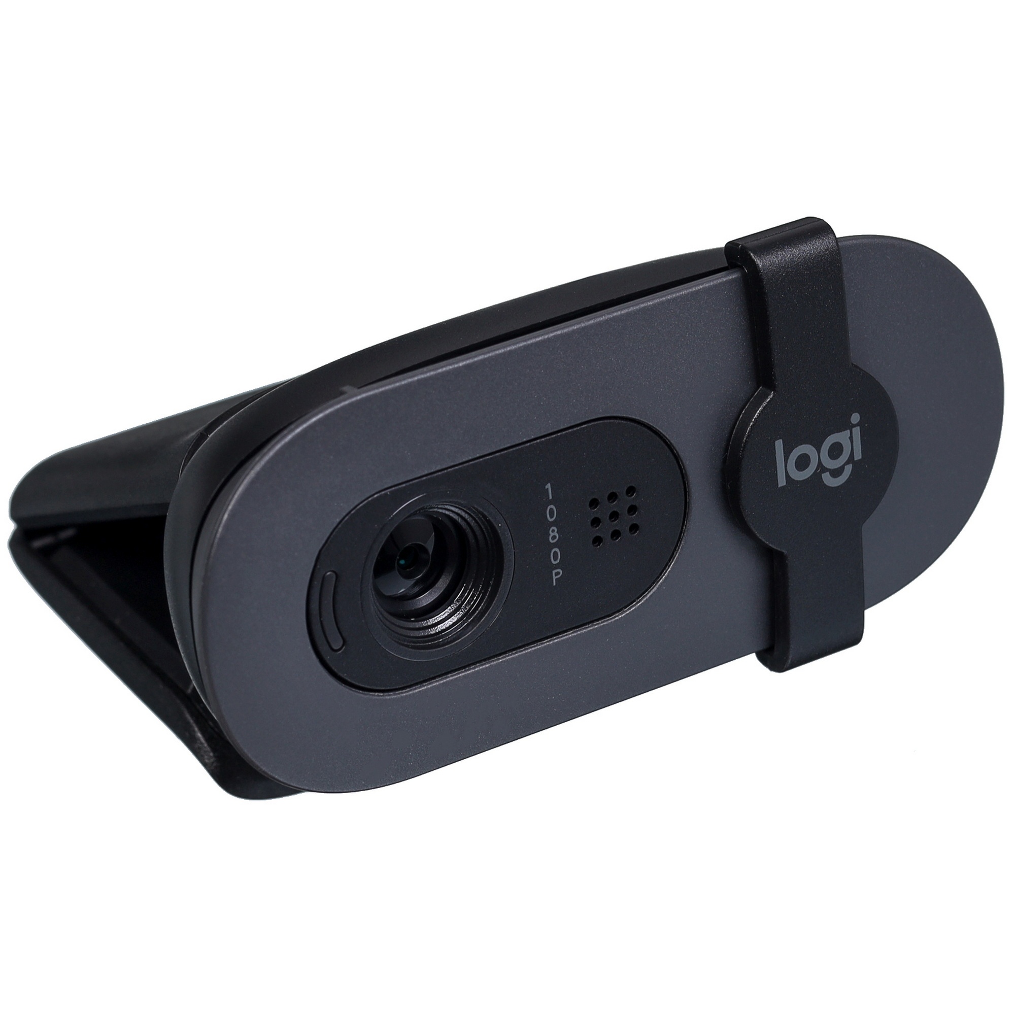 Камера Web Logitech HD Webcam Brio 100 черный 2Mpix (1920x1080) USB-A с микрофоном (960-001587)
