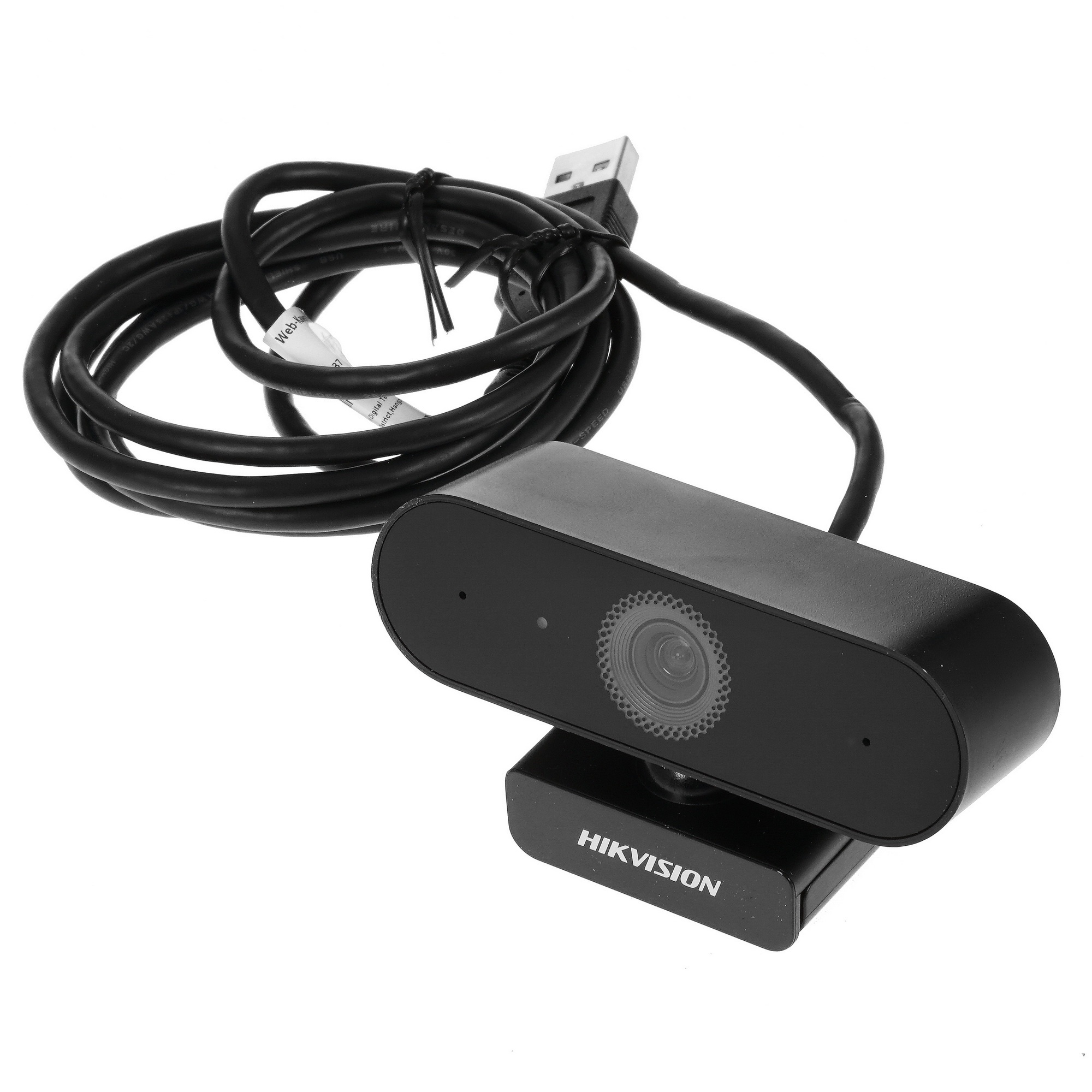 Камера Web Hikvision DS-U02 черный 2Mpix (1920x1080) USB2.0 с микрофоном для ноутбука