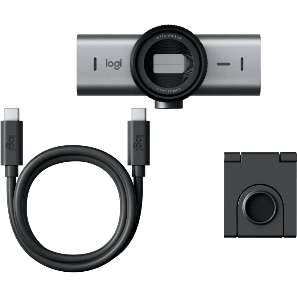Камера Web Logitech MX Brio черный 8.5Mpix (3840x2160) USB3.0 с микрофоном (960-001548)