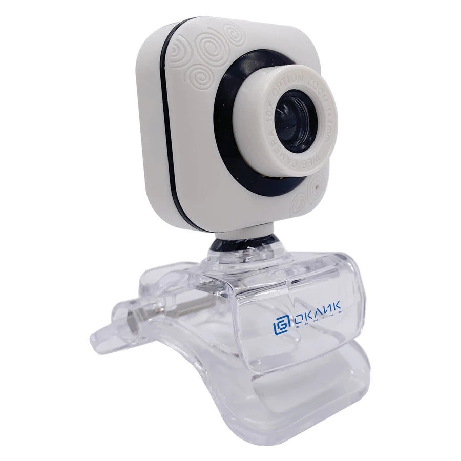 Веб-камера Оклик OK-C8812 белый 0.3Mpix (640x480) USB2.0 с микрофоном
