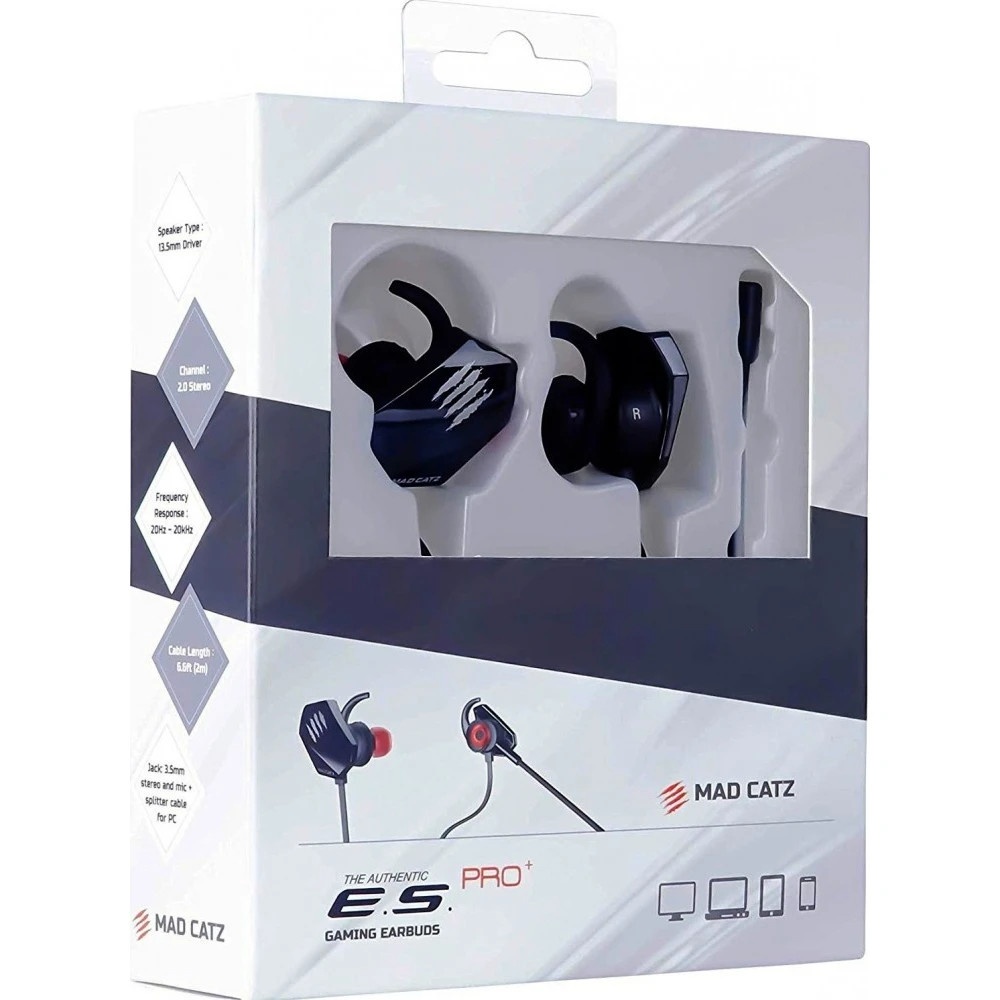 Наушники игровые мобильные  Mad Catz E.S. PRO+ черный