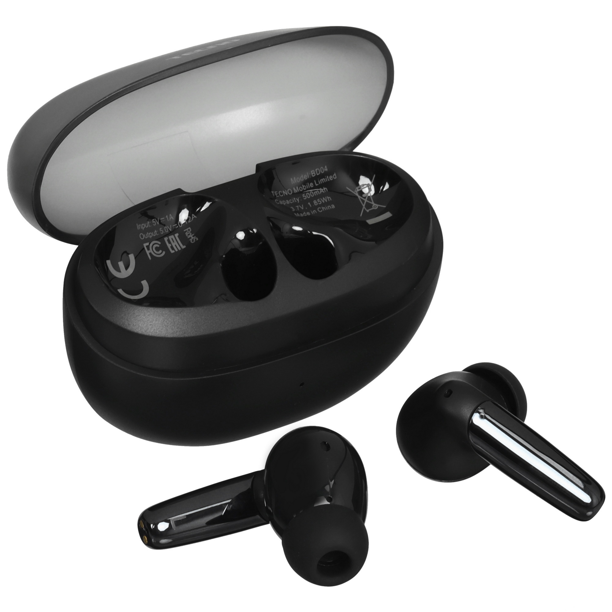 Наушники беспроводные TECNO Buds 4 BD04 черный
