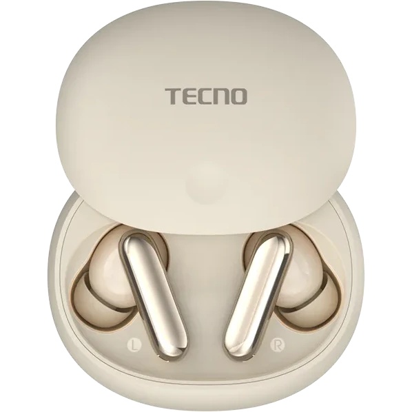 Наушники беспроводные TECNO True 1 TU01 Air Creamy белый