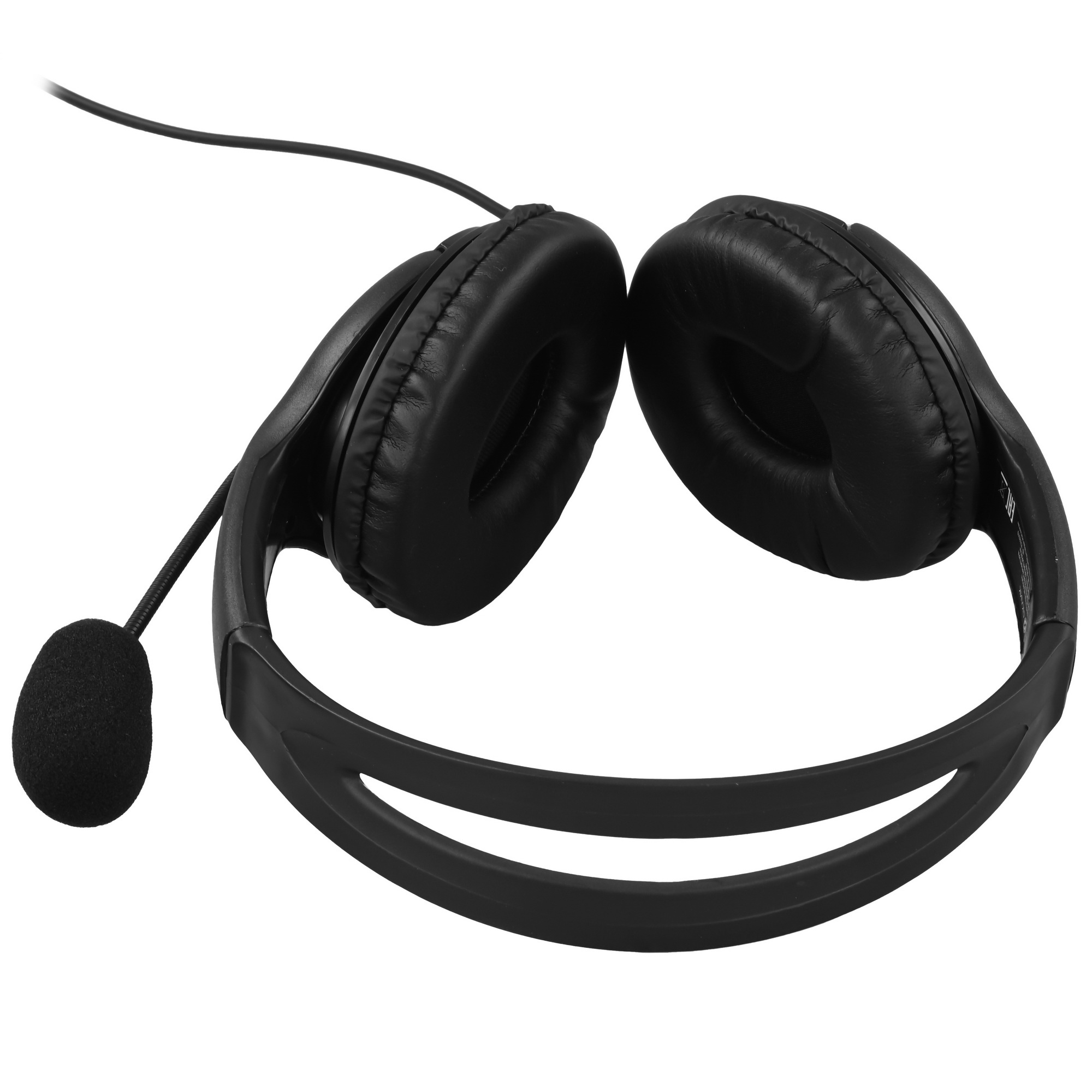 Наушники с микрофоном Oklick HS-M400 черный 1.8м накладные оголовье