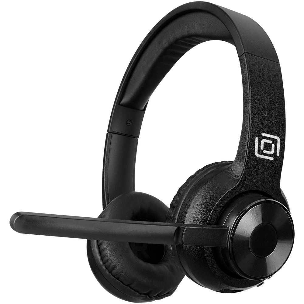 Наушники с микрофоном Оклик HS-M310 черный 1.5м накладные BT оголовье