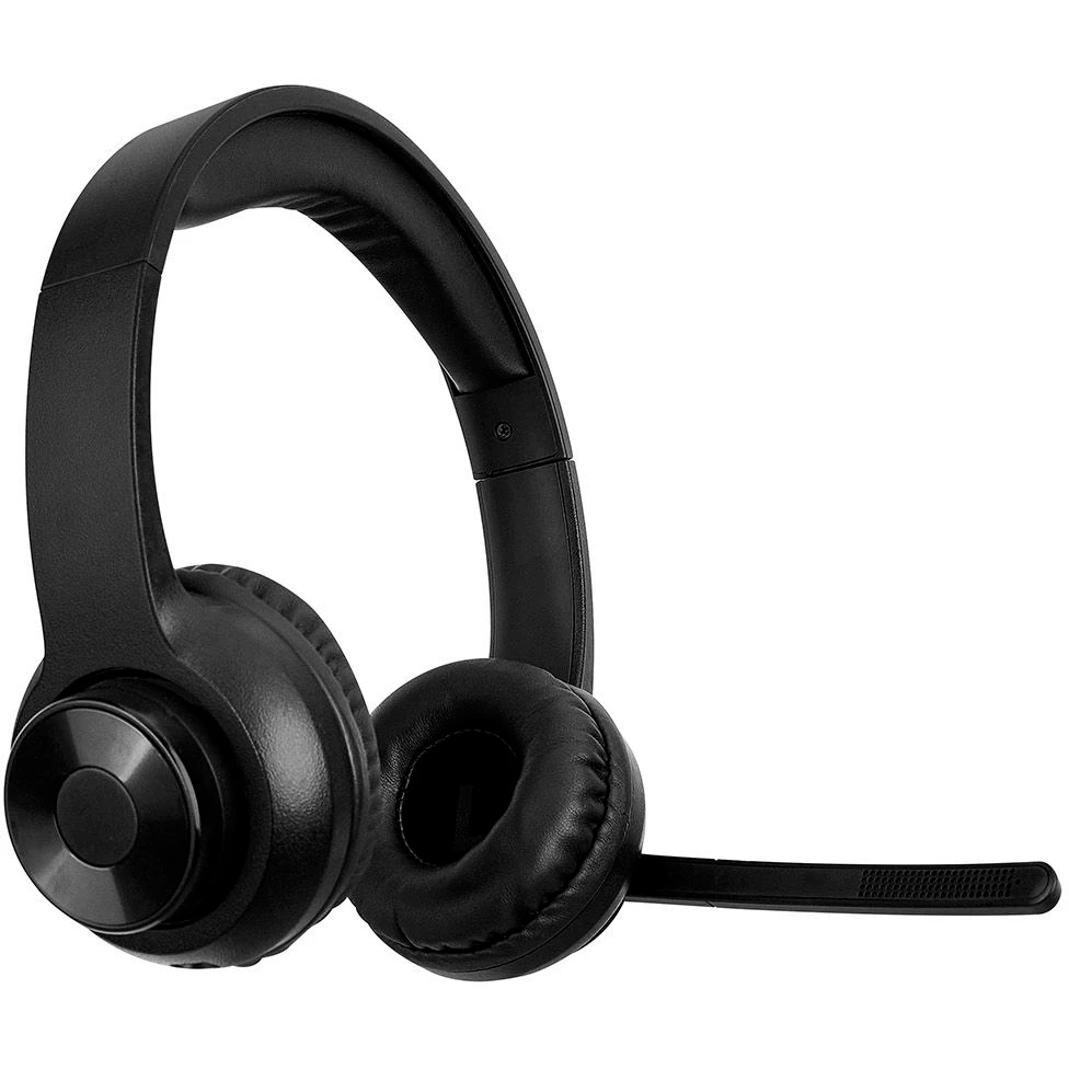 Наушники с микрофоном Оклик HS-M310 черный 1.5м накладные BT оголовье