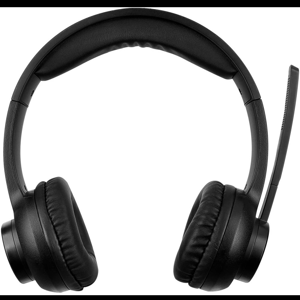 Наушники с микрофоном Оклик HS-M310 черный 1.5м накладные BT оголовье