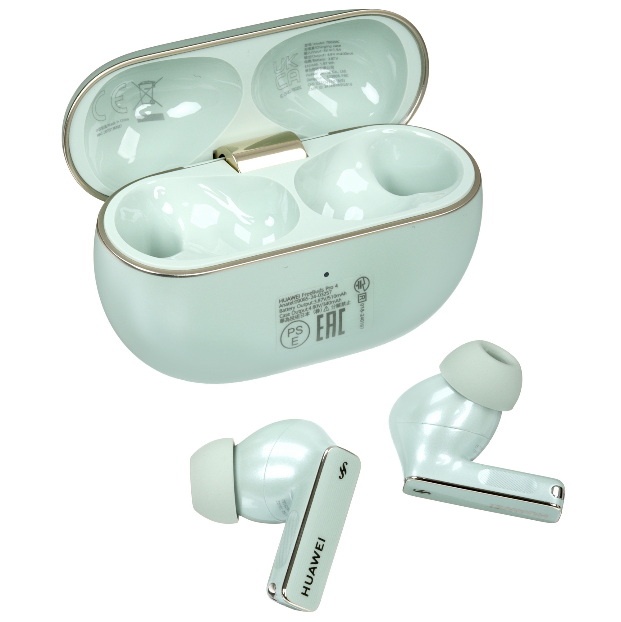 Наушники Huawei FreeBuds Pro 4 Piano-T180, Bluetooth, внутриканальные, зеленый