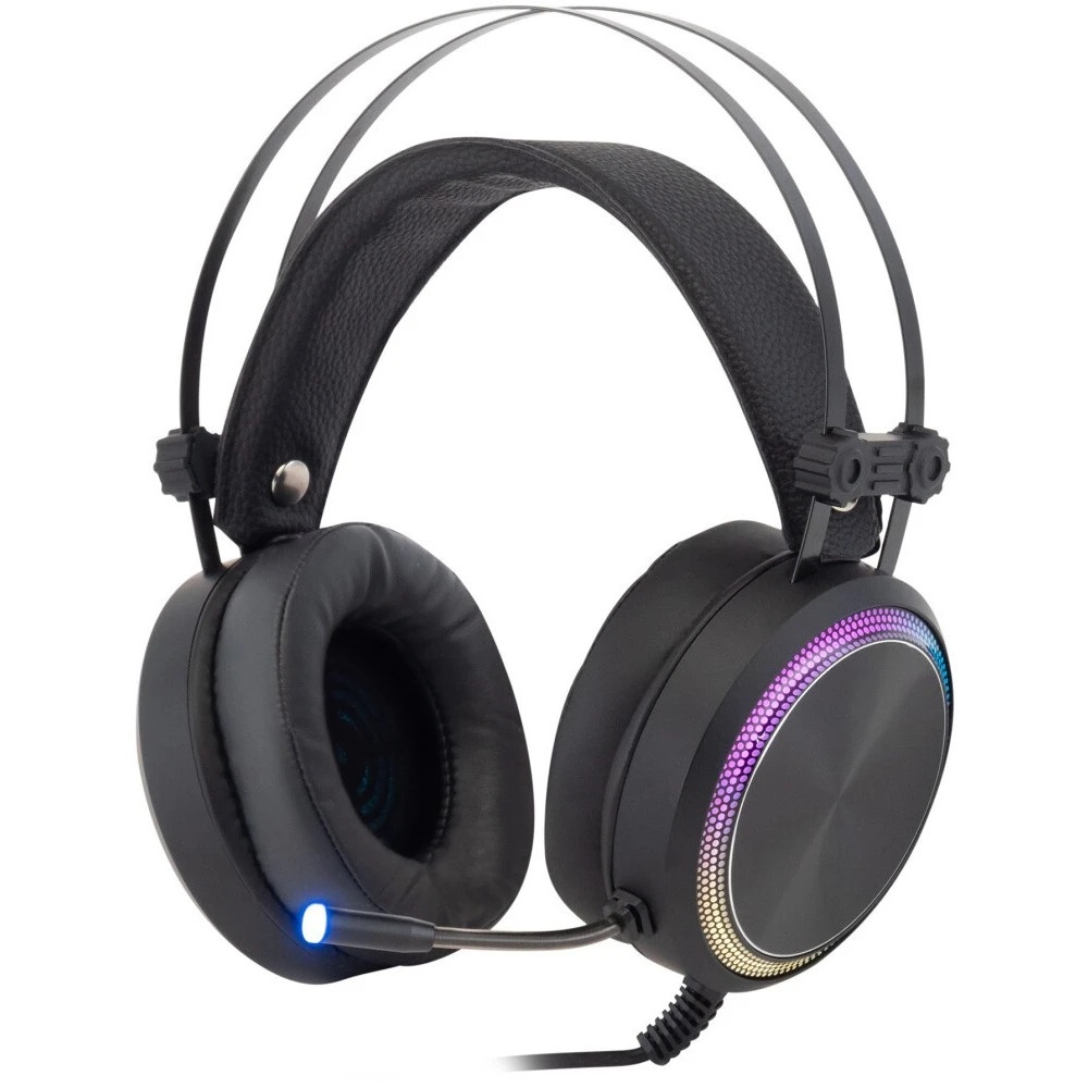 Наушники с микрофоном Oklick/Оклик HS-L810G ANONYMOUS черный 2.2м мониторные оголовье