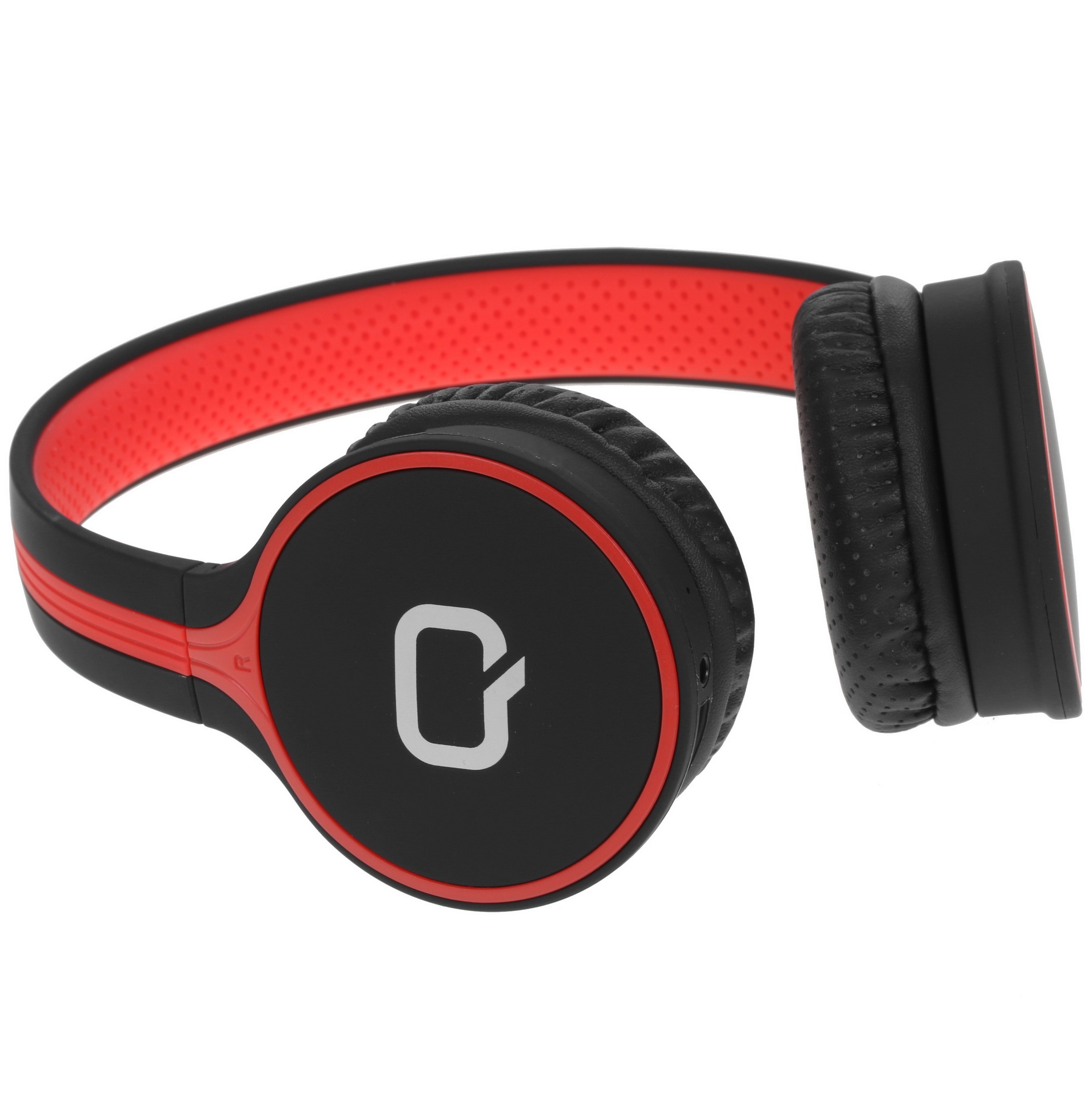 Наушники Qumo Accord 3 (BT-0020) черный/красныйнакладные Bluetooth 4.2300мА-чдо 6х часов в режиме ра