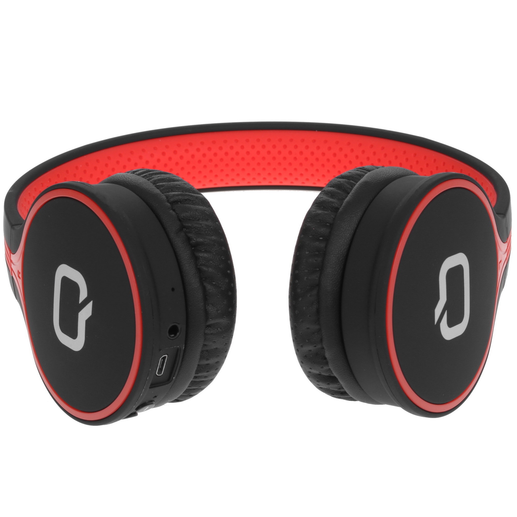 Наушники Qumo Accord 3 (BT-0020) черный/красныйнакладные Bluetooth 4.2300мА-чдо 6х часов в режиме ра