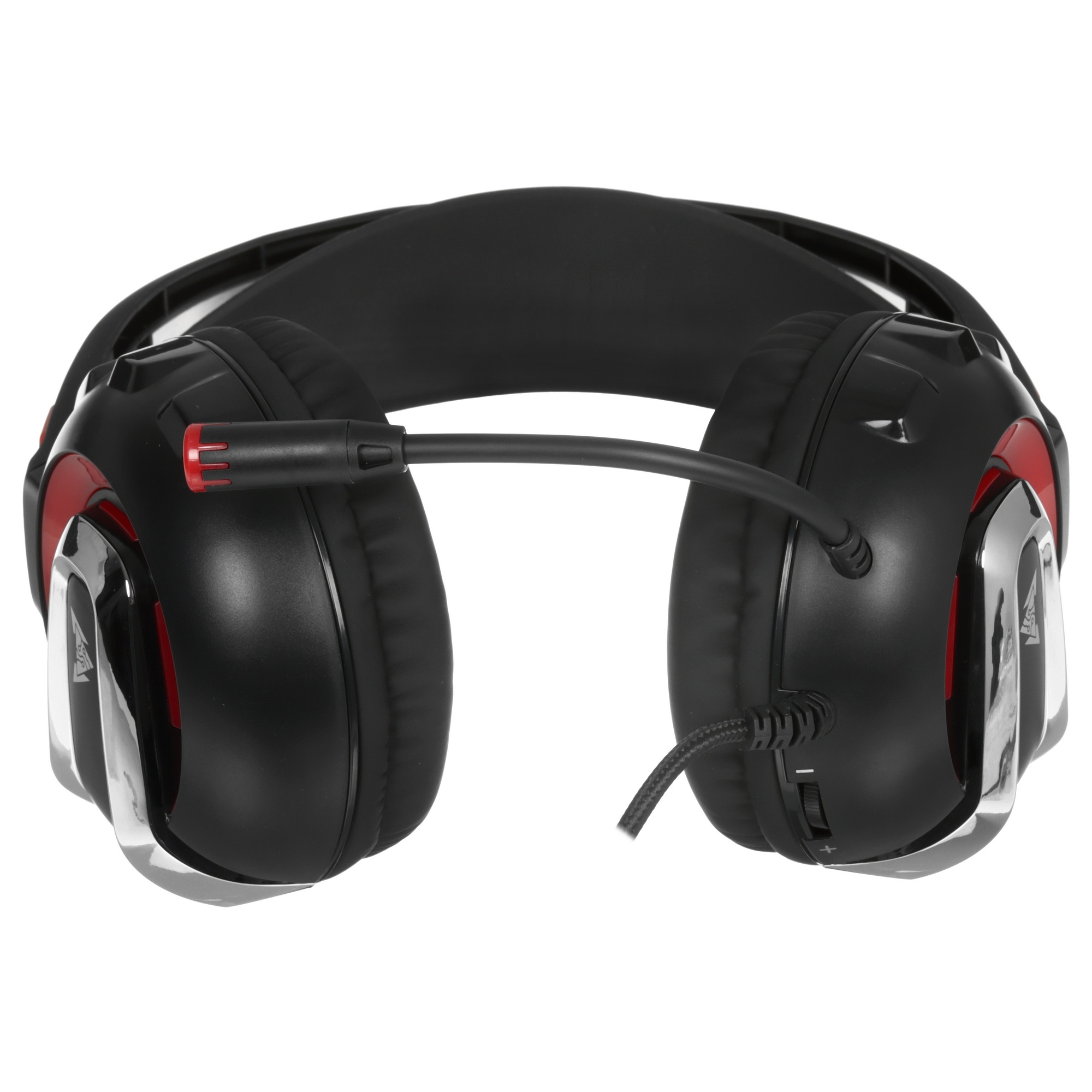 Гарнитура игровая Crown CMGH-3000 черный/красный
