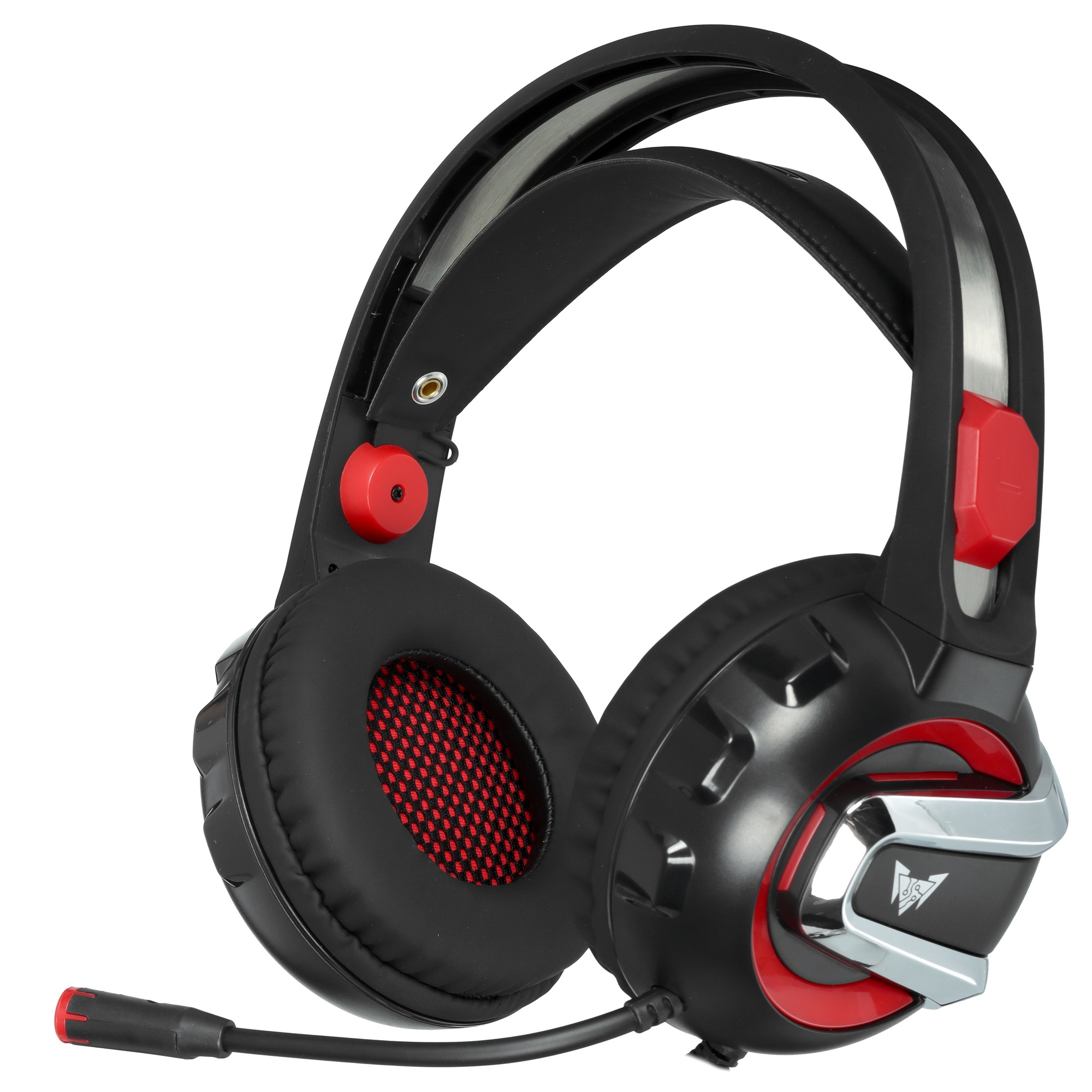 Гарнитура игровая Crown CMGH-3000 черный/красный