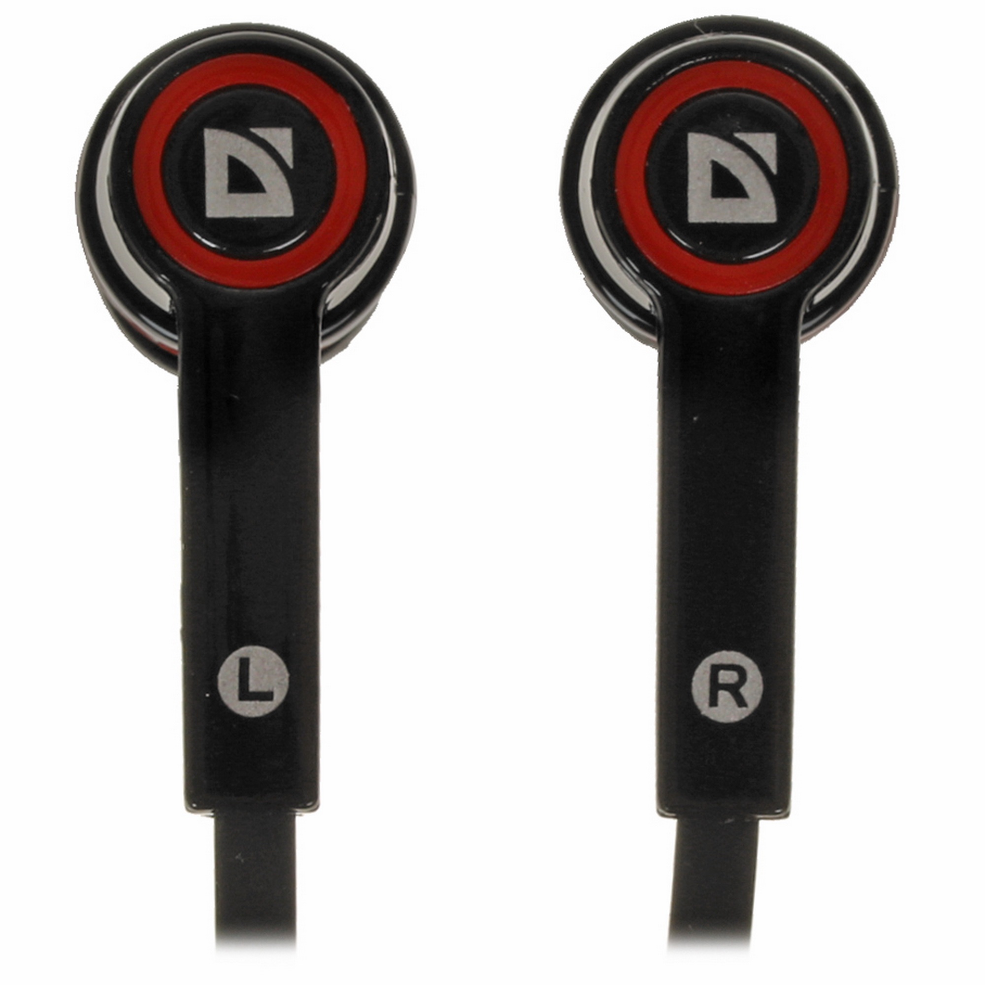 Наушники Defender Pulse 420 черный/красный