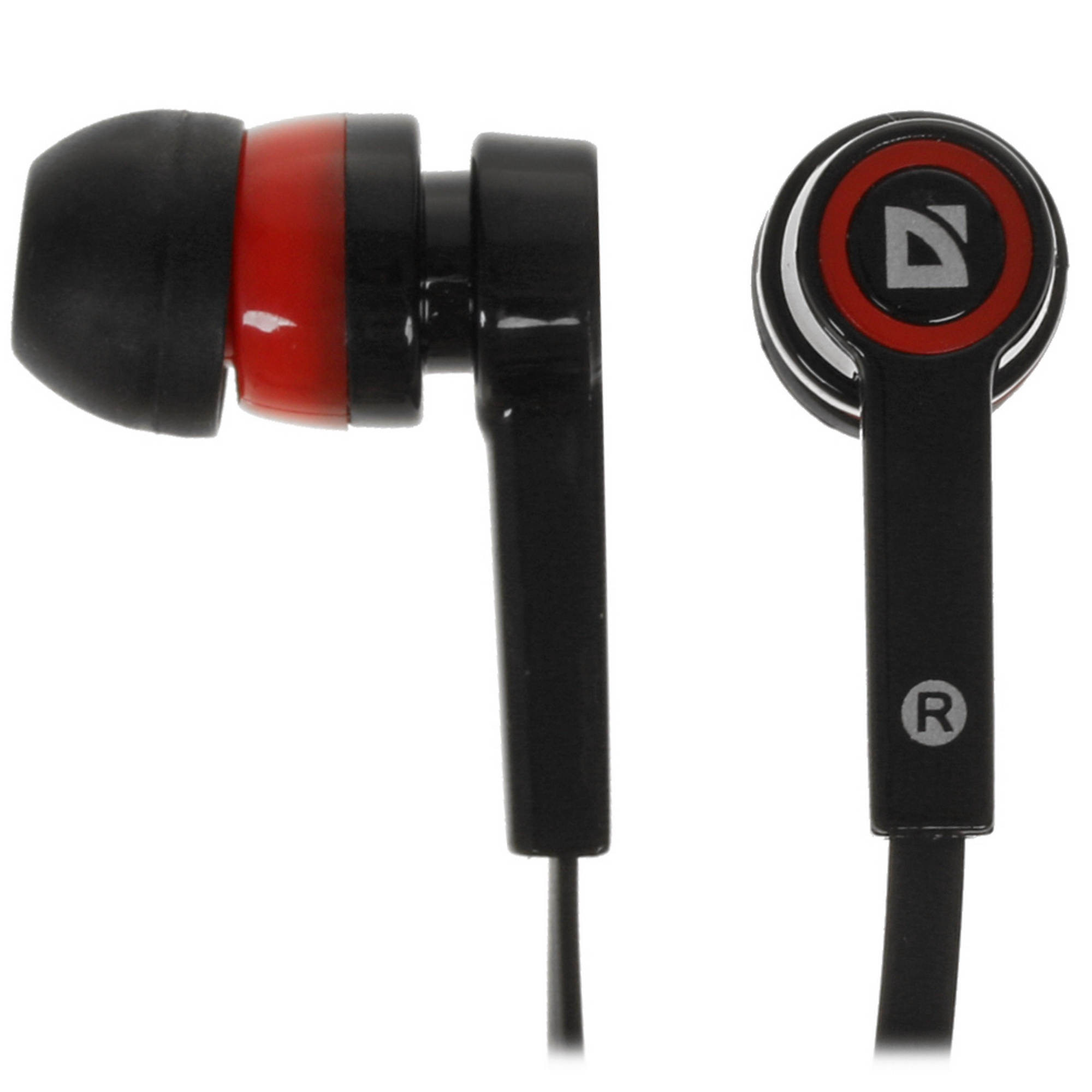 Наушники Defender Pulse 420 черный/красный