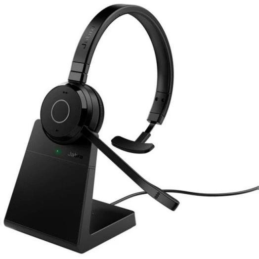 Беспроводная гарнитура Jabra Evolve 65 TE, Link 390a MS Mono Stand (PN: 6693-833-399)