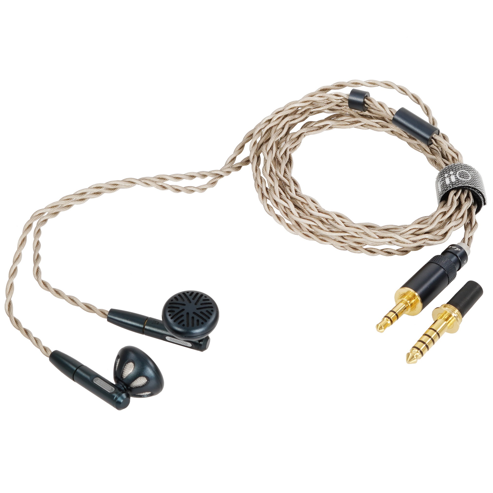 Наушники вкладыши Fiio FF5 1.2м черный проводные в ушной раковине