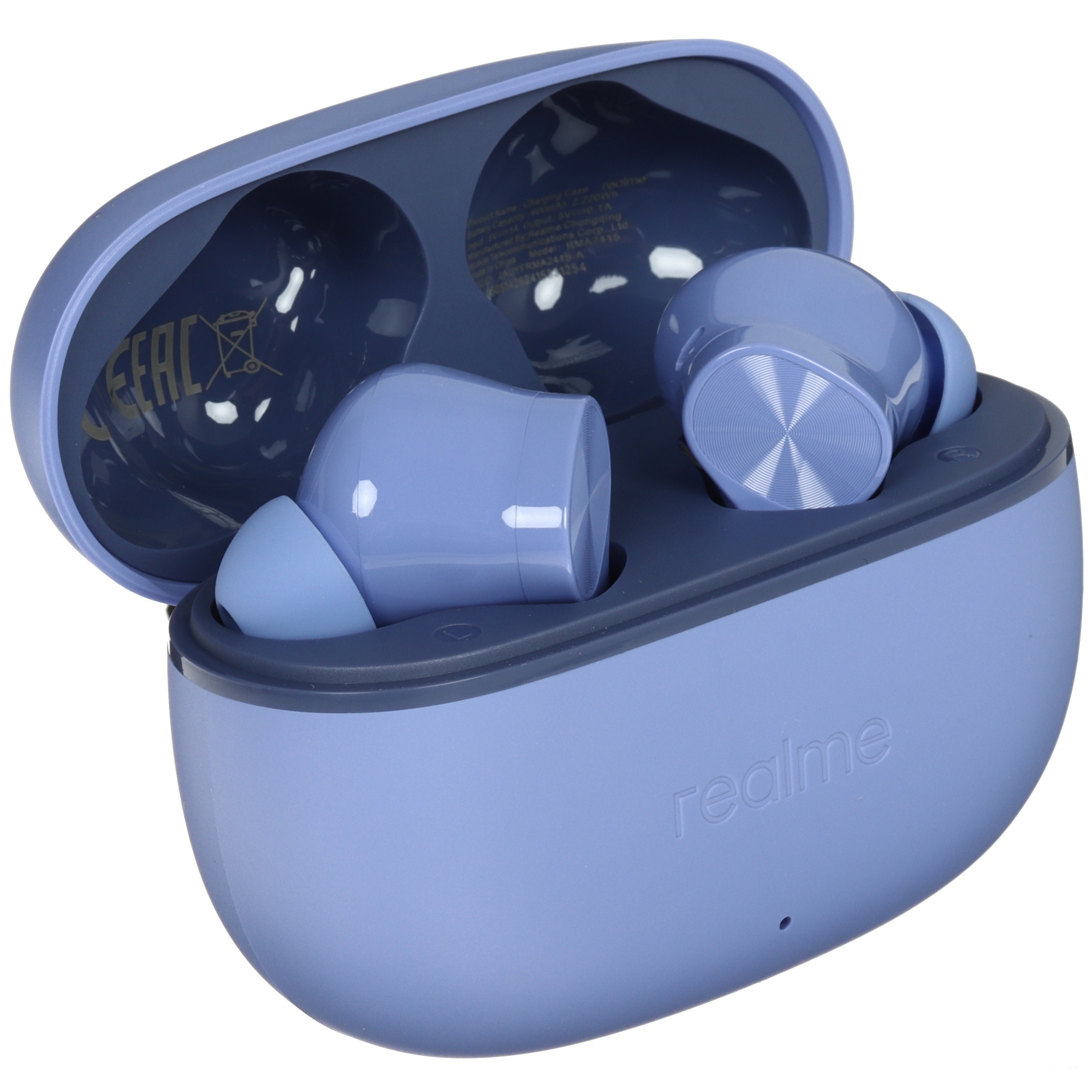 Гарнитура внутриканальные Realme Buds T200 Lite фиолетовый беспроводные bluetooth в ушной раковине (