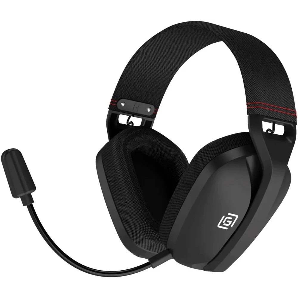 Наушники с микрофоном Оклик HS-L750G черный 1.5м накладные  оголовье
