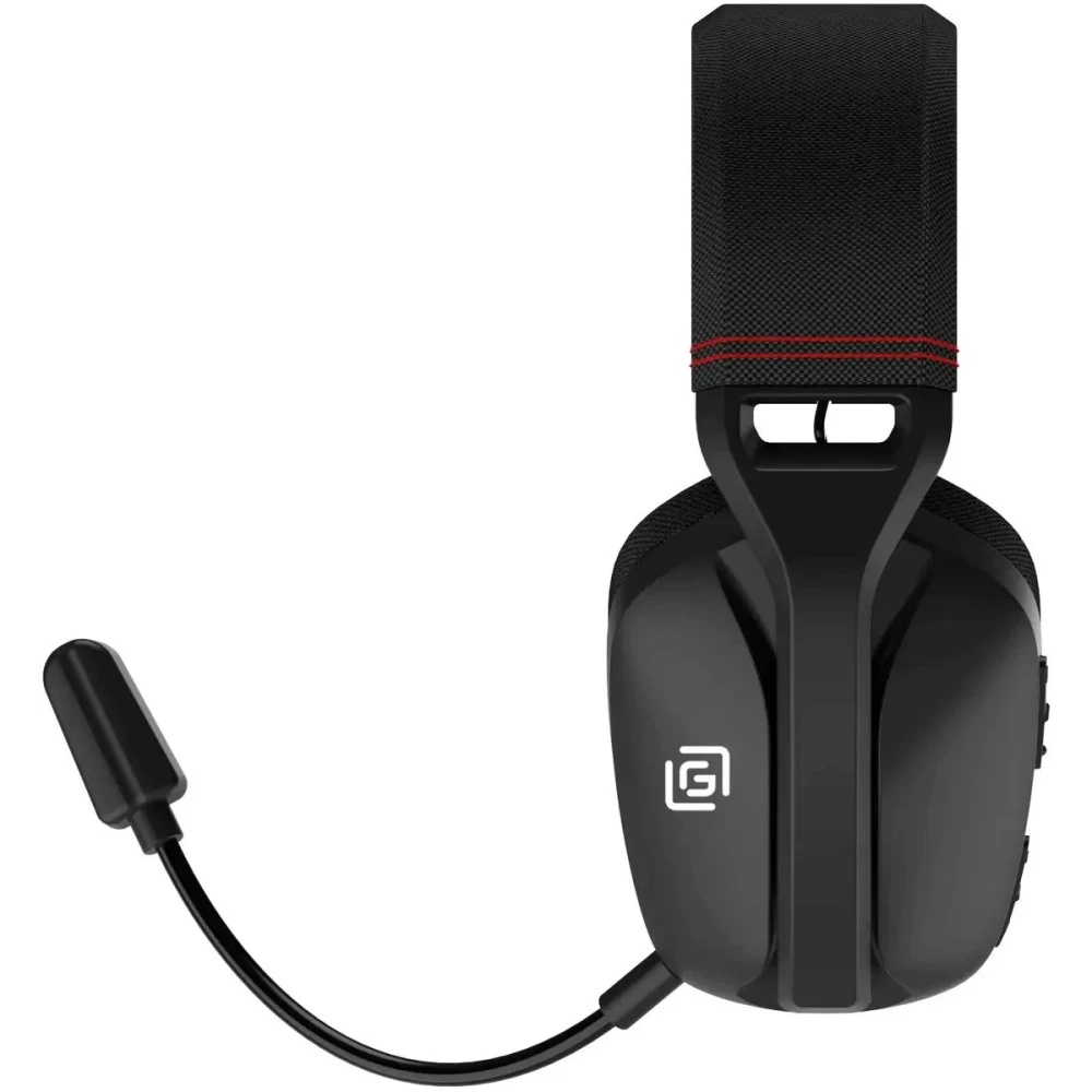 Наушники с микрофоном Оклик HS-L750G черный 1.5м накладные  оголовье