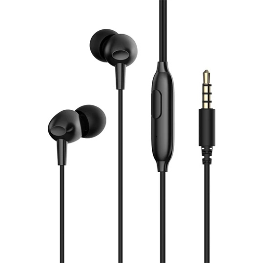 Наушники проводные Havit Wired earphone  черный