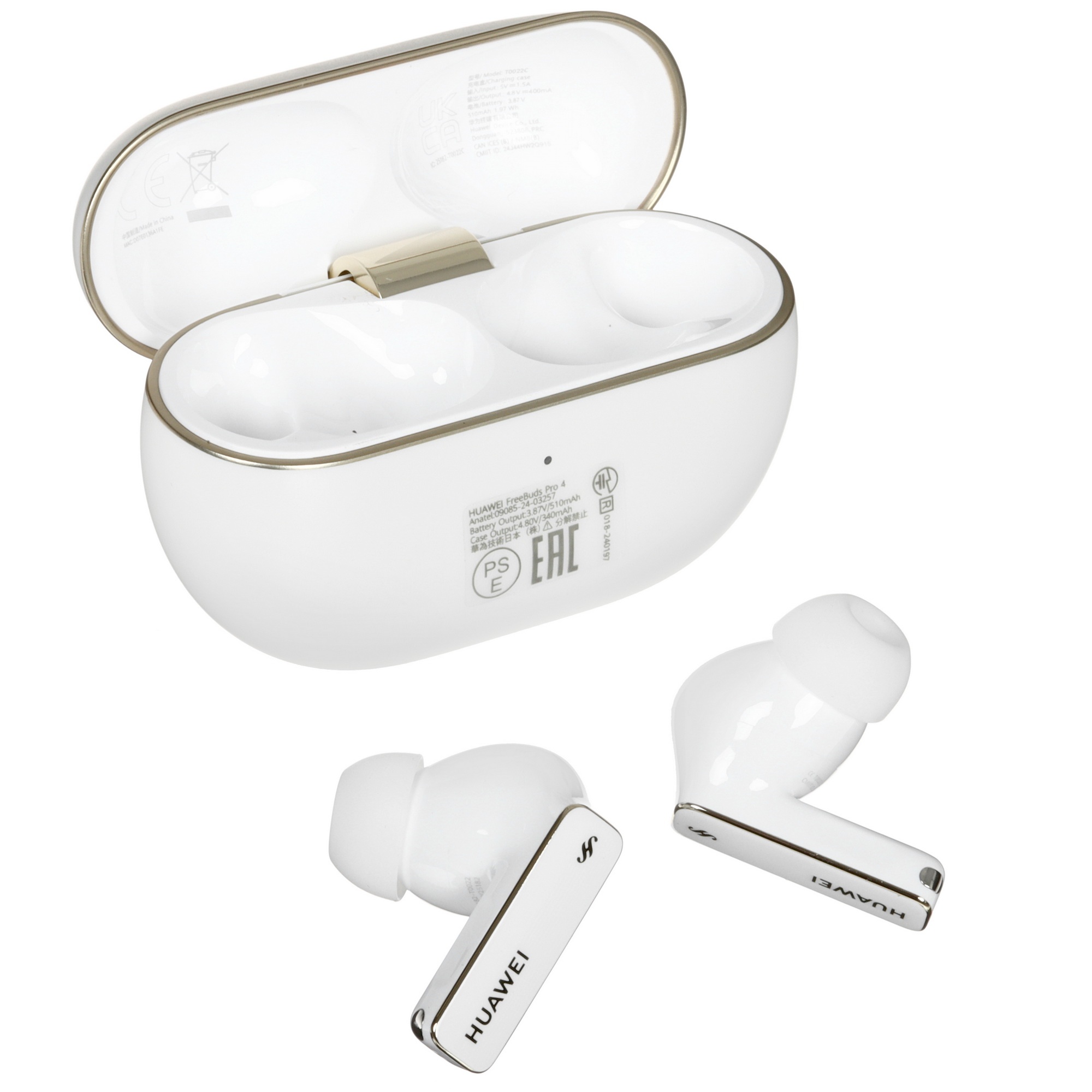 Наушники Huawei FreeBuds Pro 4 Piano-T180, Bluetooth, внутриканальные, белый