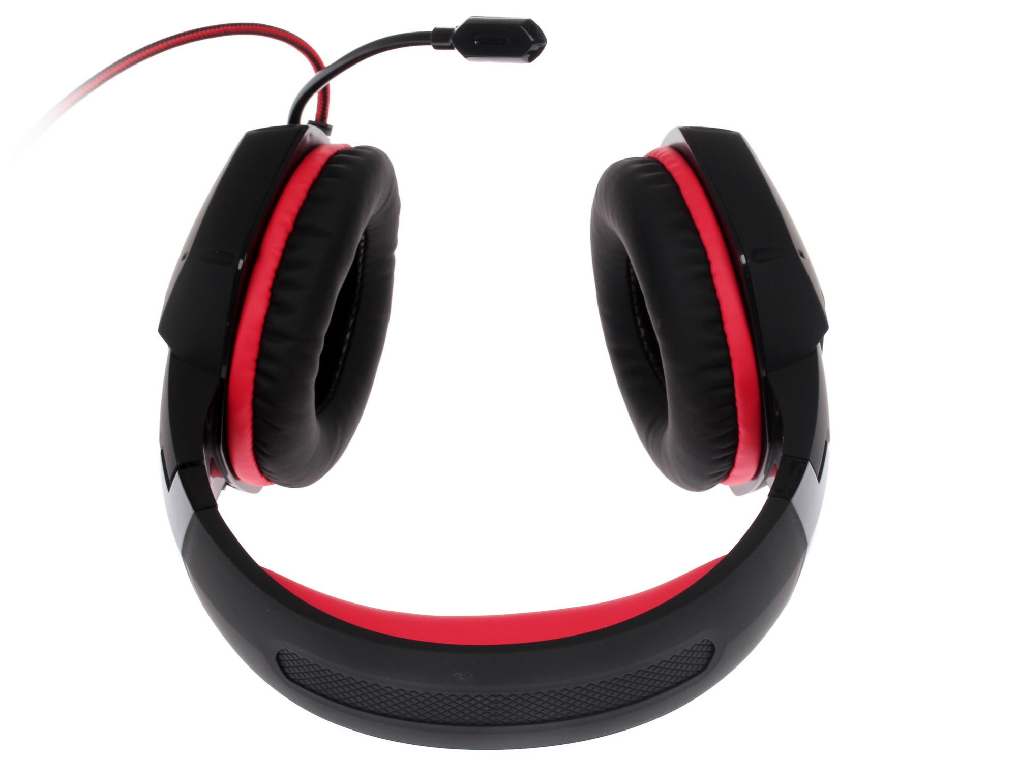 Игровые стереонаушники с микрофоном SVEN AP-G988MV, черный-красный Игровые стереонаушники с микрофон