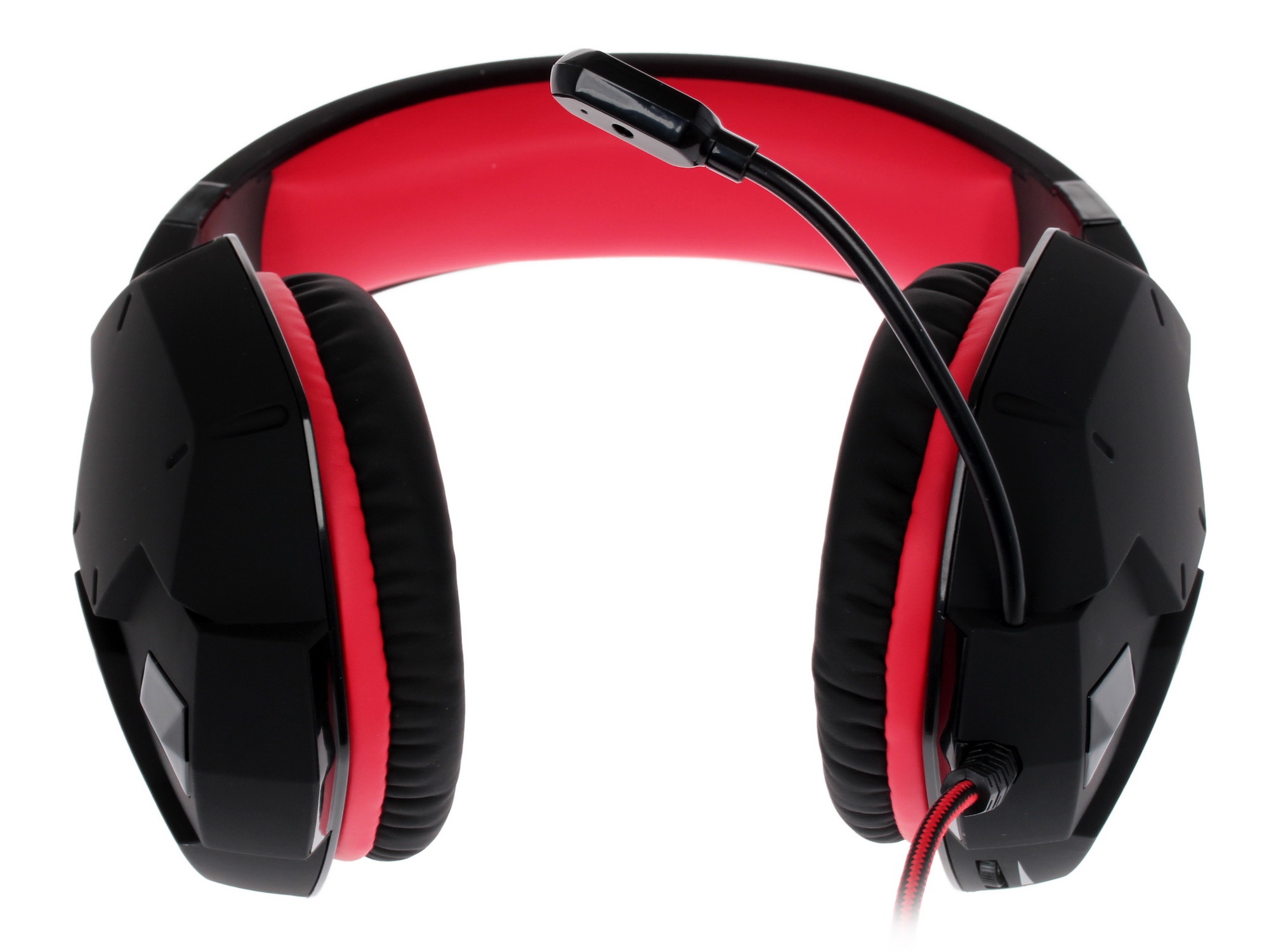 Игровые стереонаушники с микрофоном SVEN AP-G988MV, черный-красный Игровые стереонаушники с микрофон