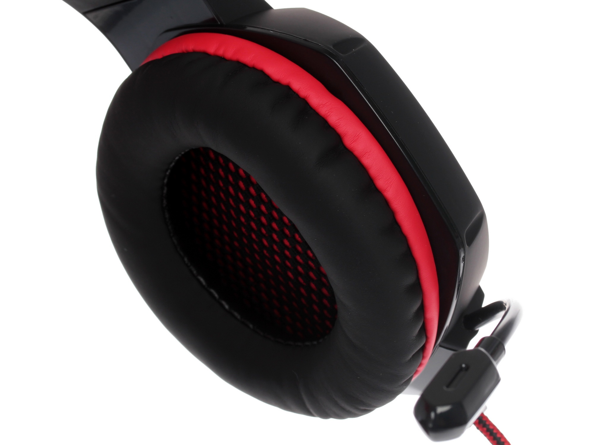 Игровые стереонаушники с микрофоном SVEN AP-G988MV, черный-красный Игровые стереонаушники с микрофон