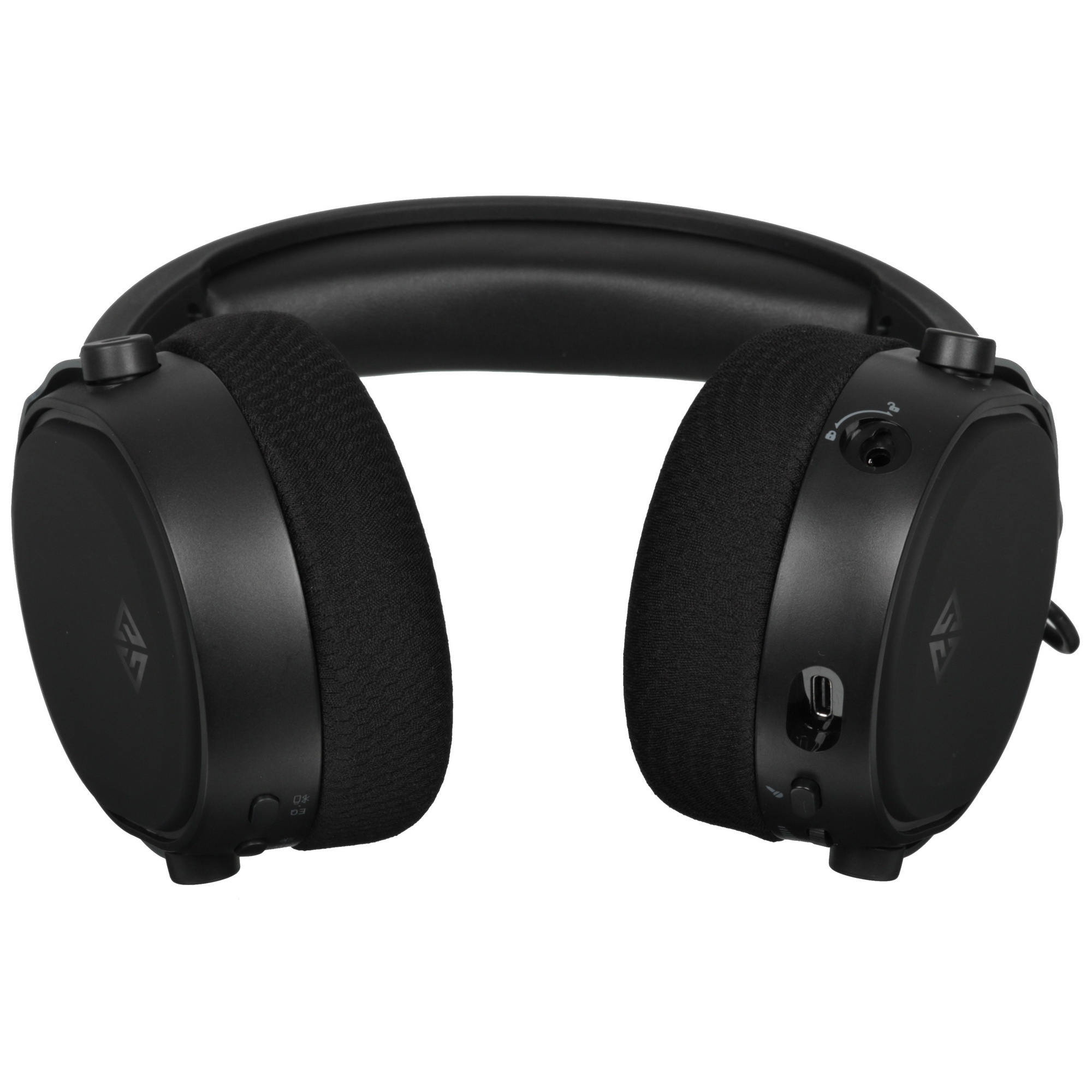 Наушники с микрофоном GMNG GG-HS405W черный мониторные BT/Radio/3.5mm оголовье